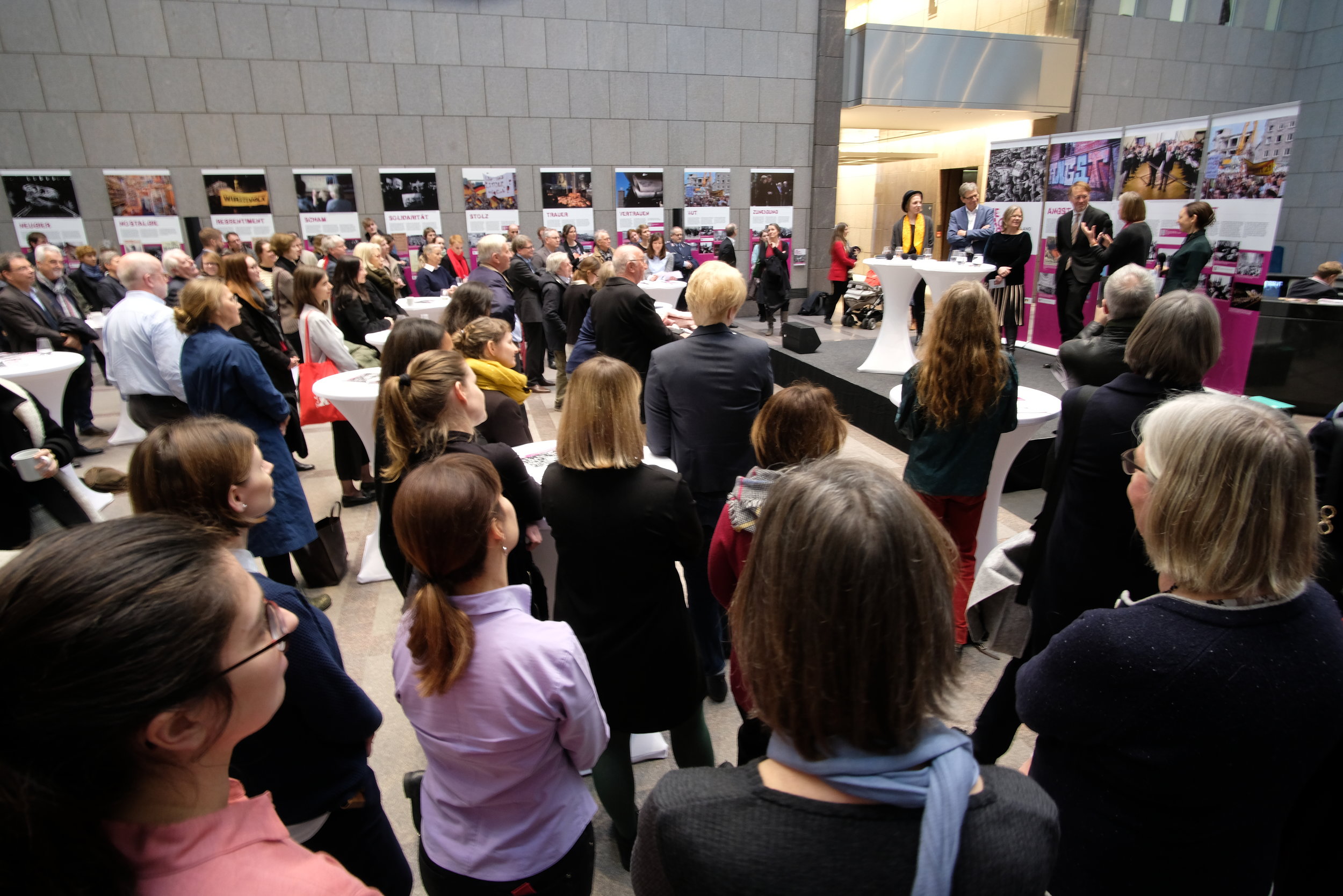 Eröffnung der Ausstellung Die Macht der Gefühle am 5. März 2019 im Foyer der EVZ in Berlin / Foto: Dr. Ulrich Mählert