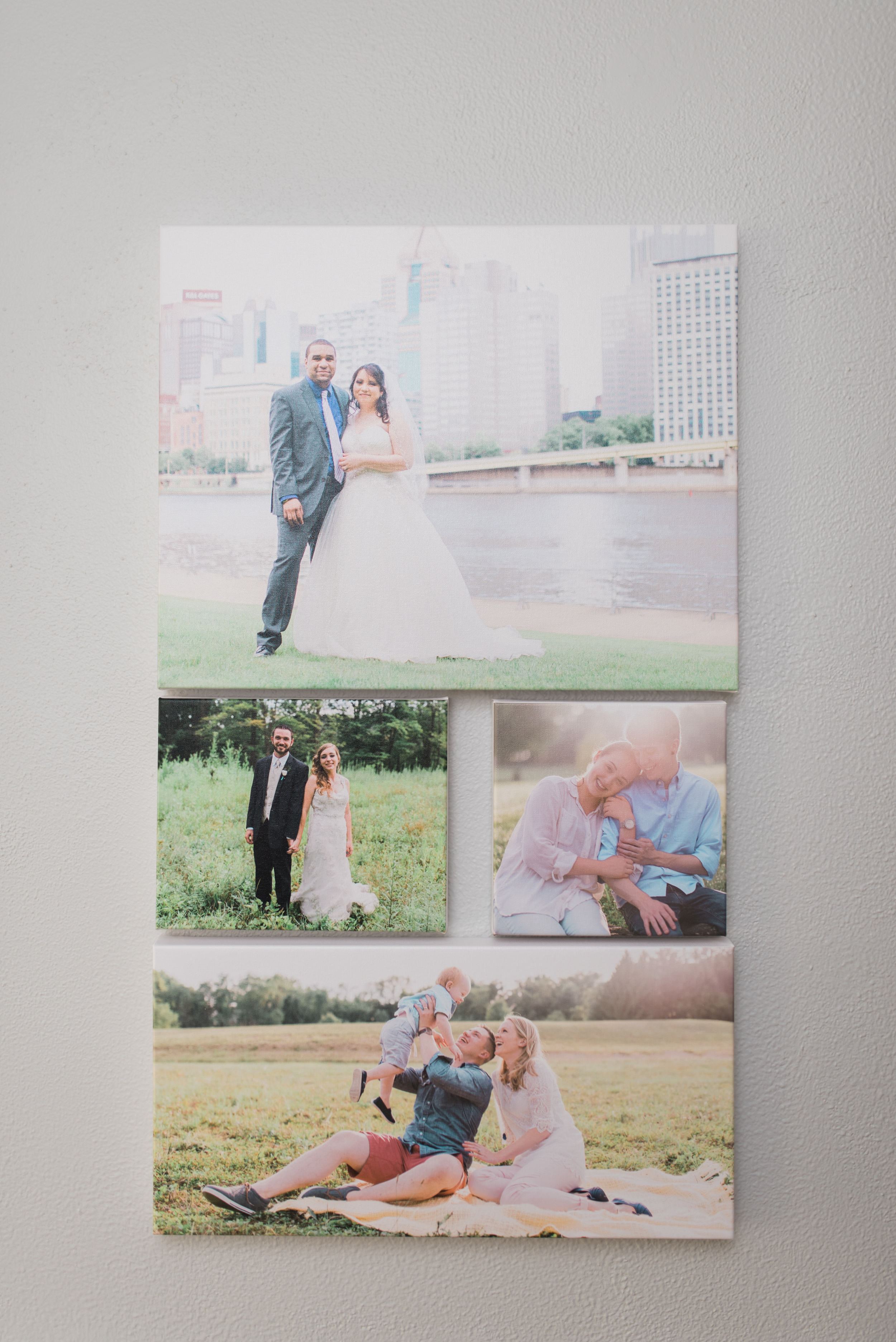 Pittsburgh Wedding Photographer - Fine Art Canvas Prints - Gallery Display