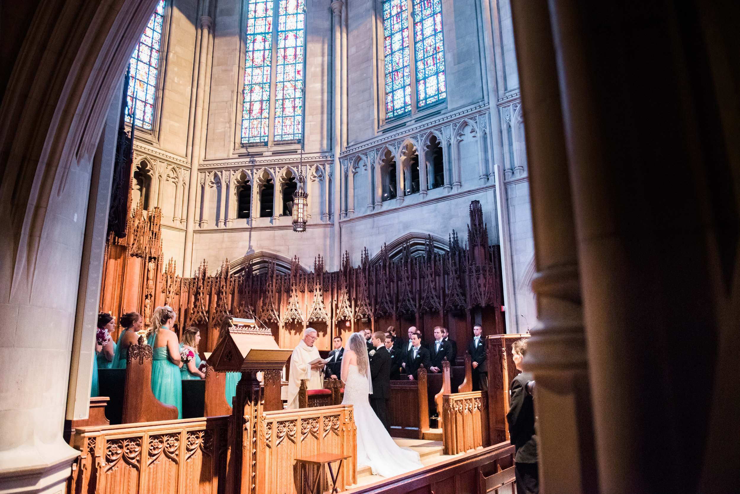 pittsburgh wedding photographers heinz chapel