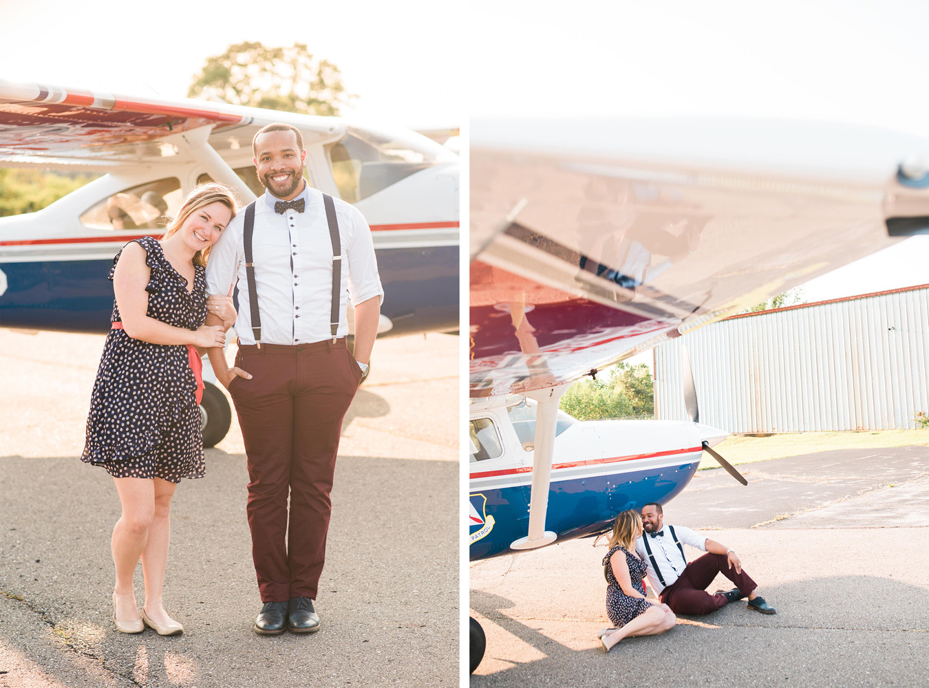 pittsburgh wedding photographers airport photoshoot 