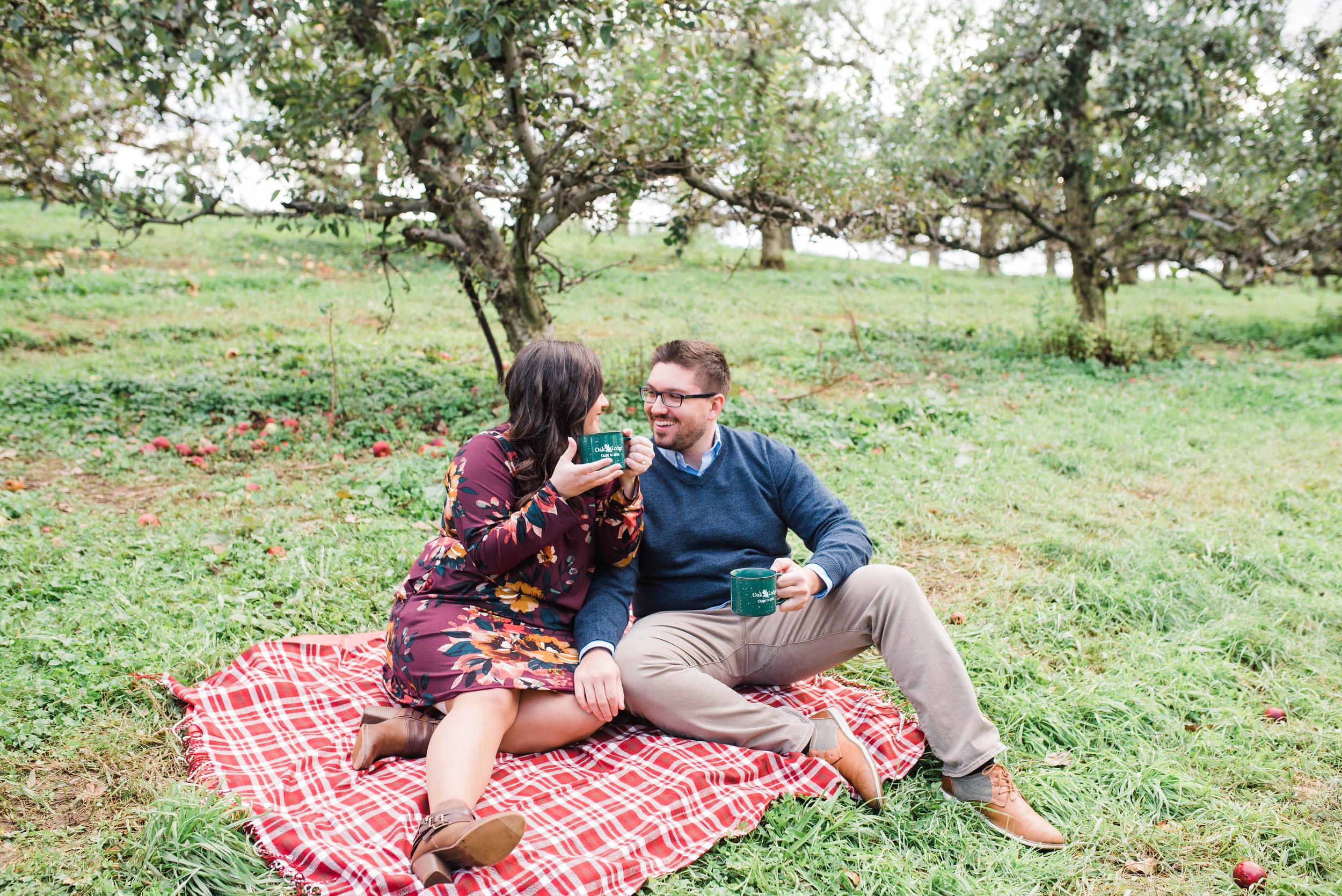 pittsburgh fall engagement session 