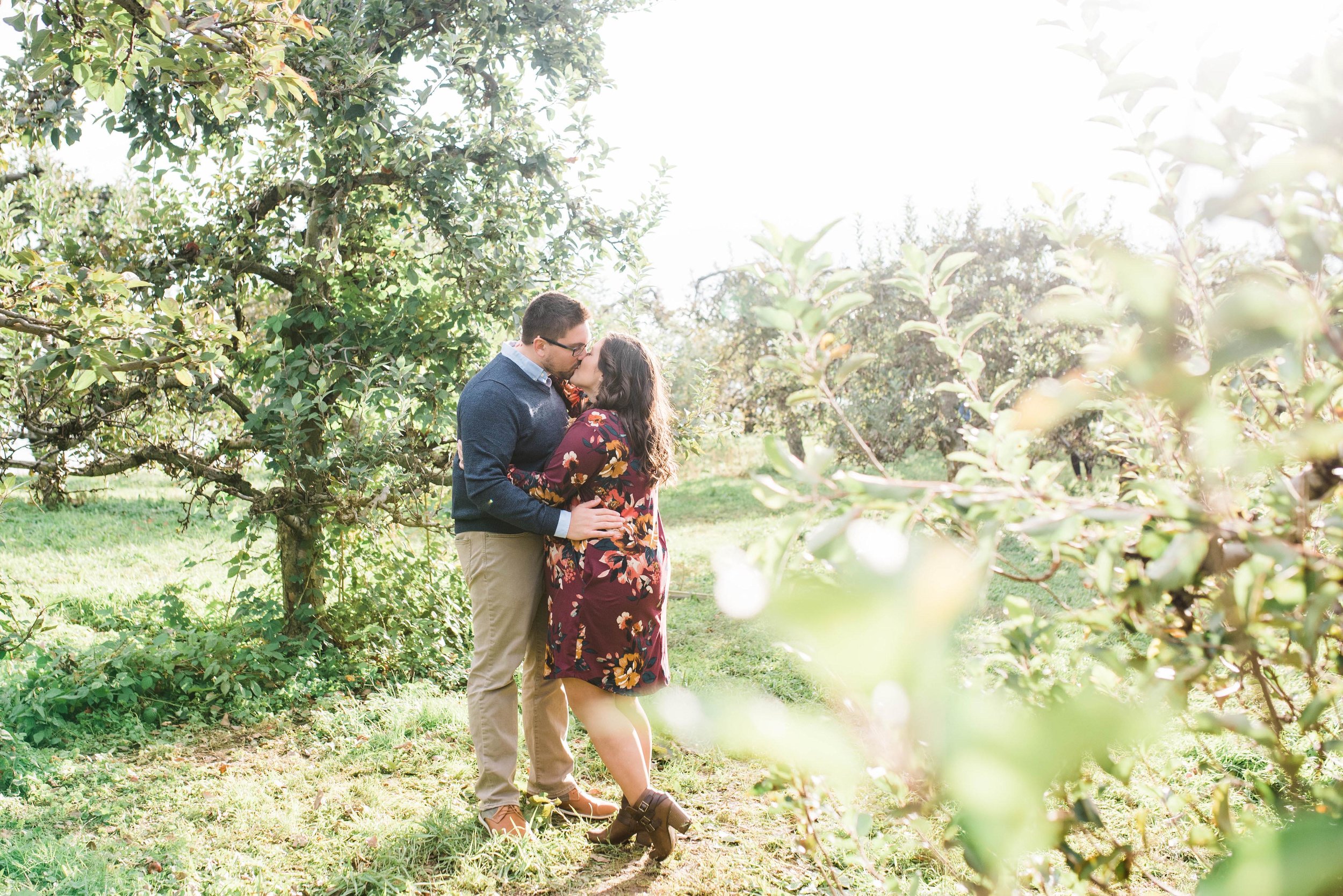 pittsburgh fall engagement session 