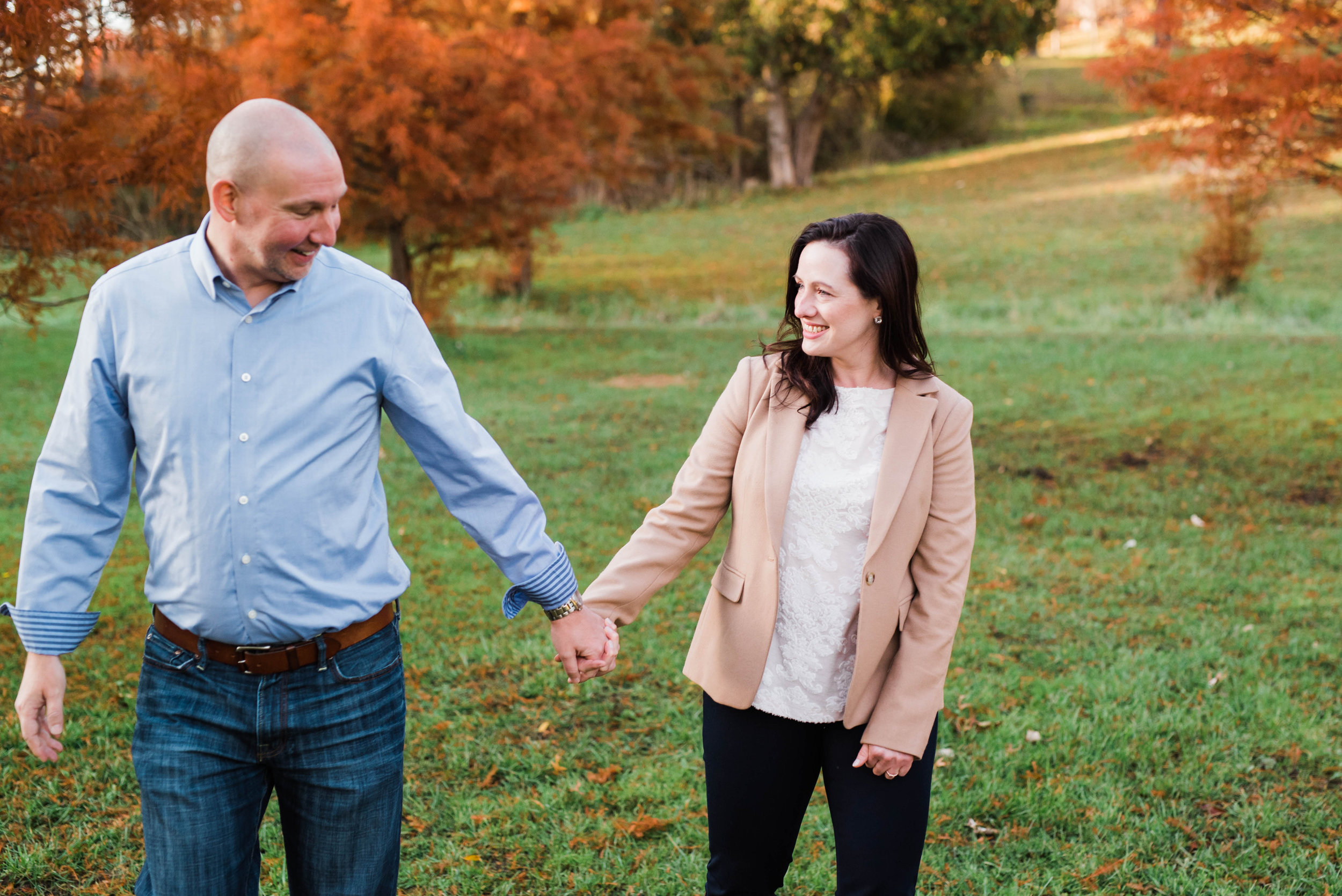 north park engagement session fall