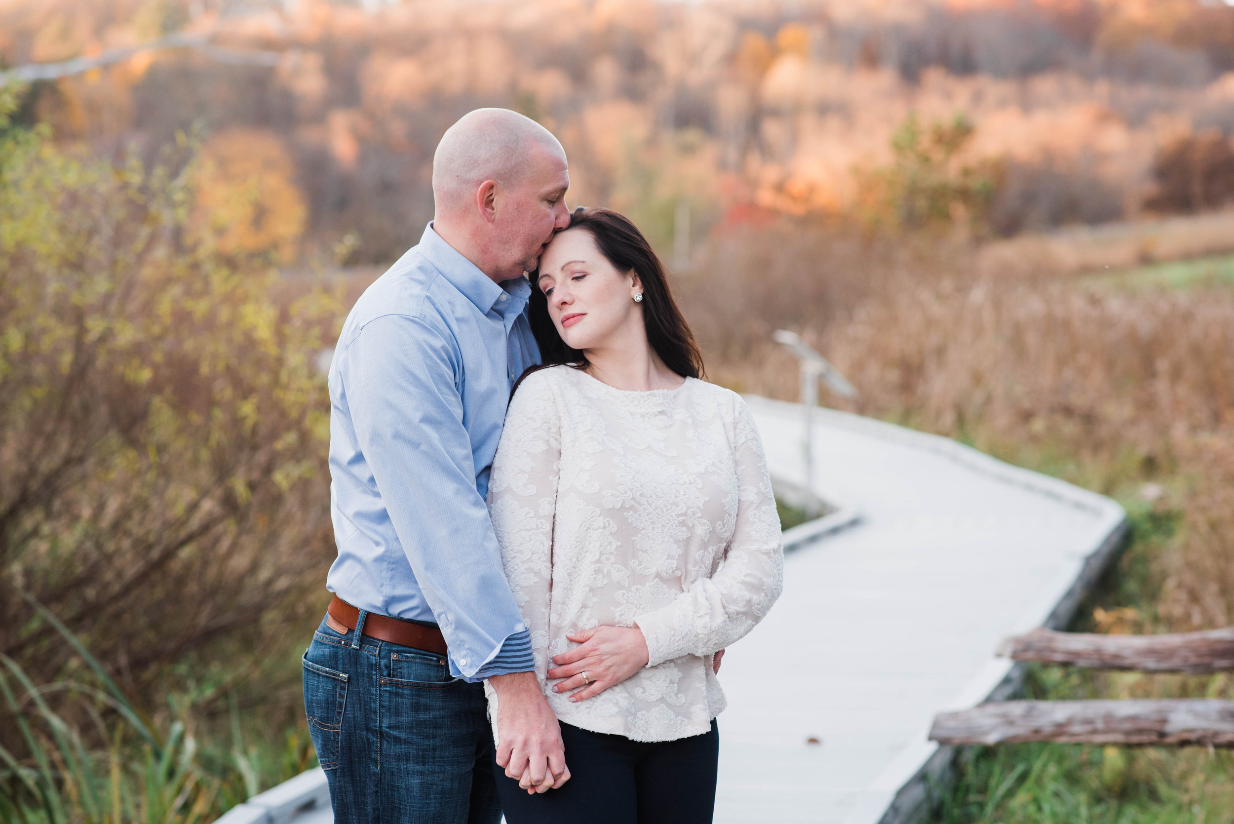 north park engagement session fall