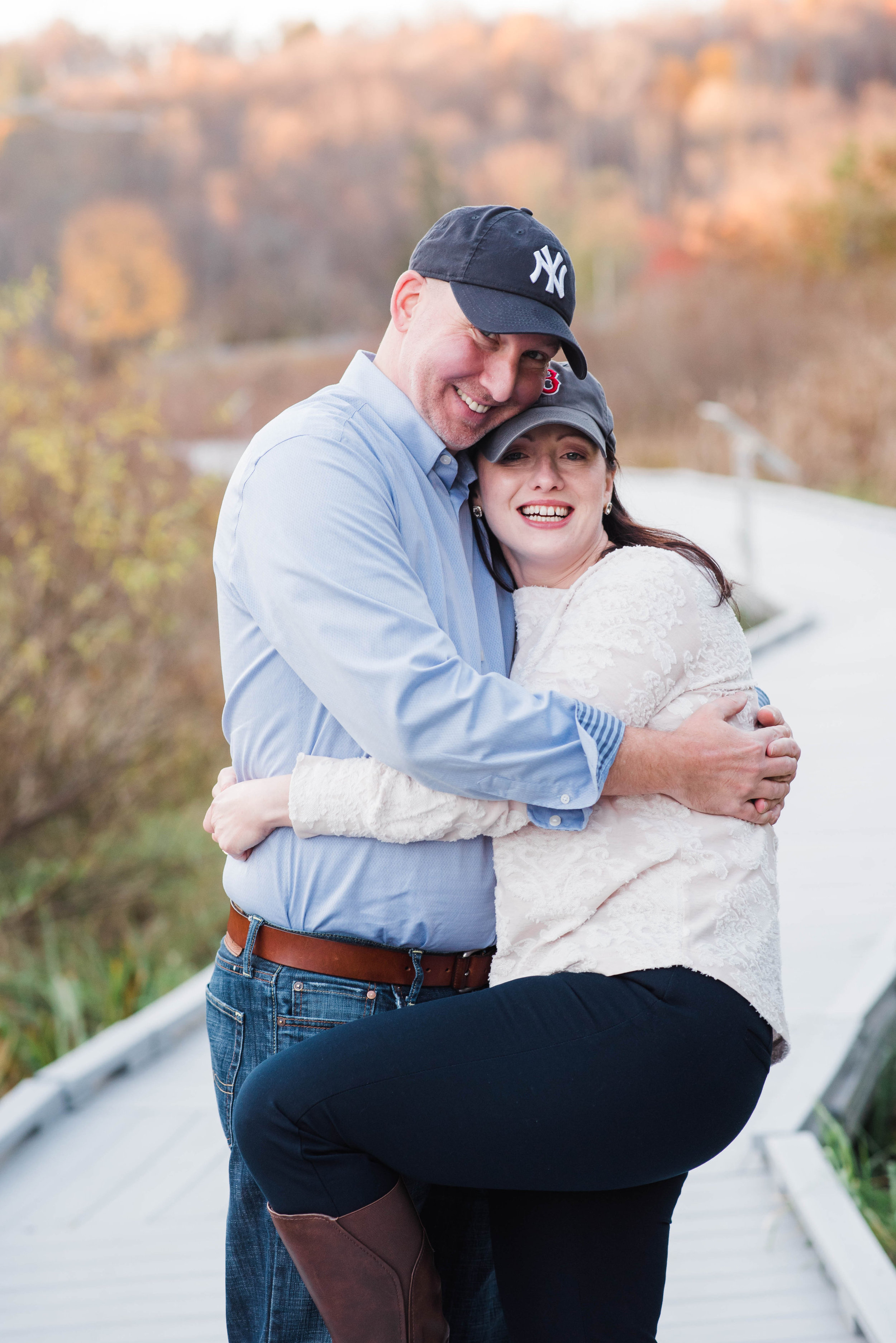 north park engagement session fall