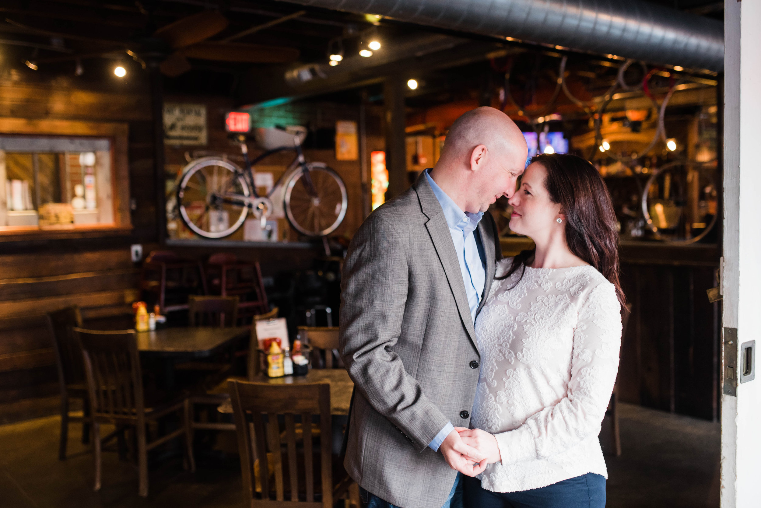 north park engagement session fall