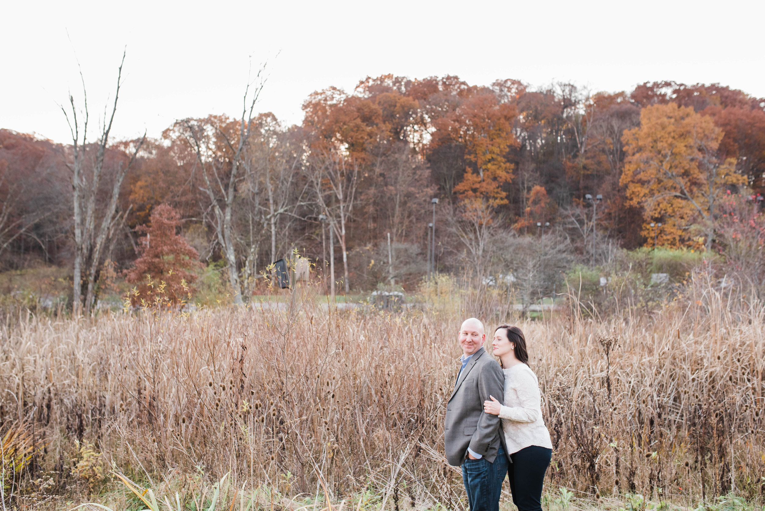 north park engagement session fall