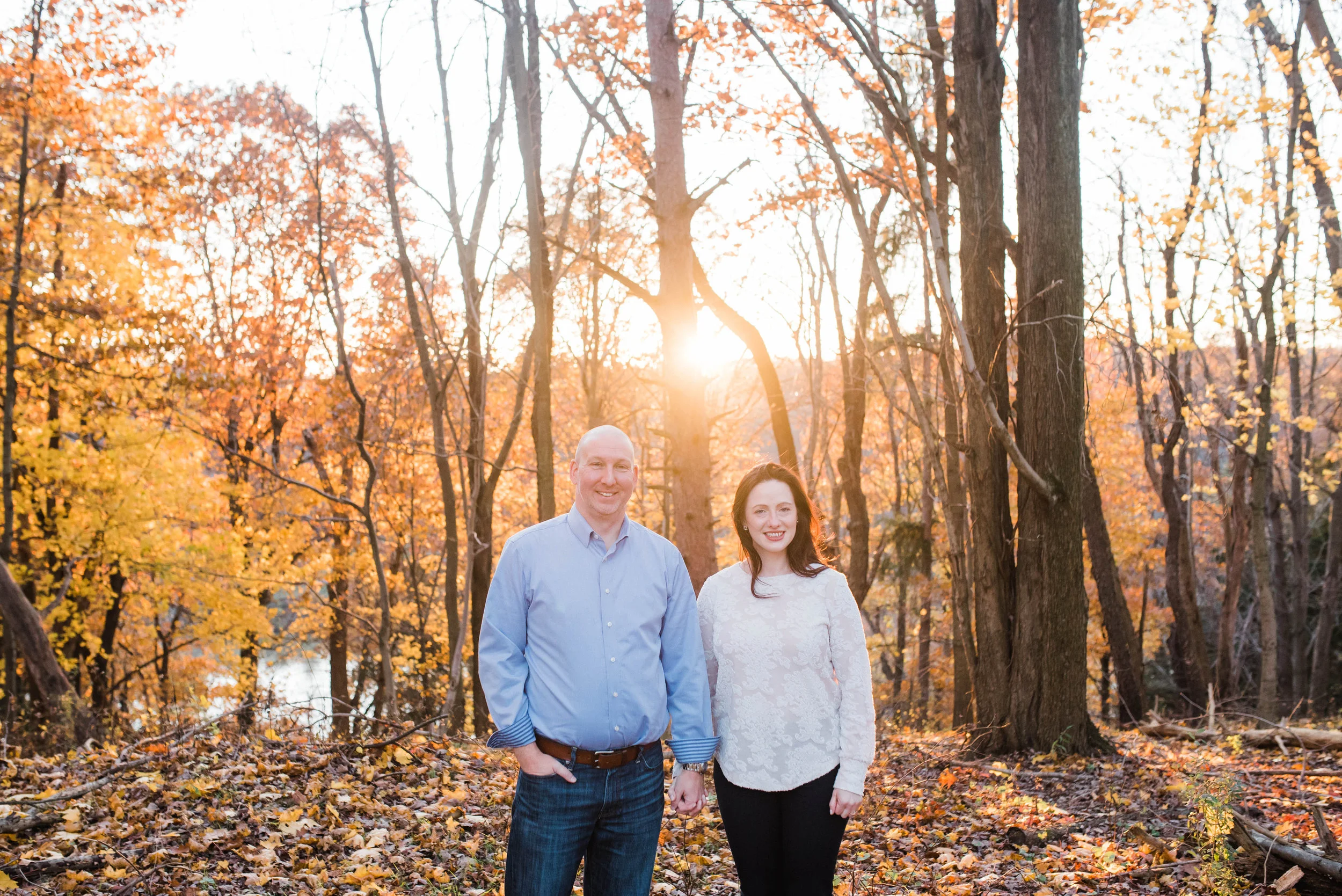north park engagement session fall