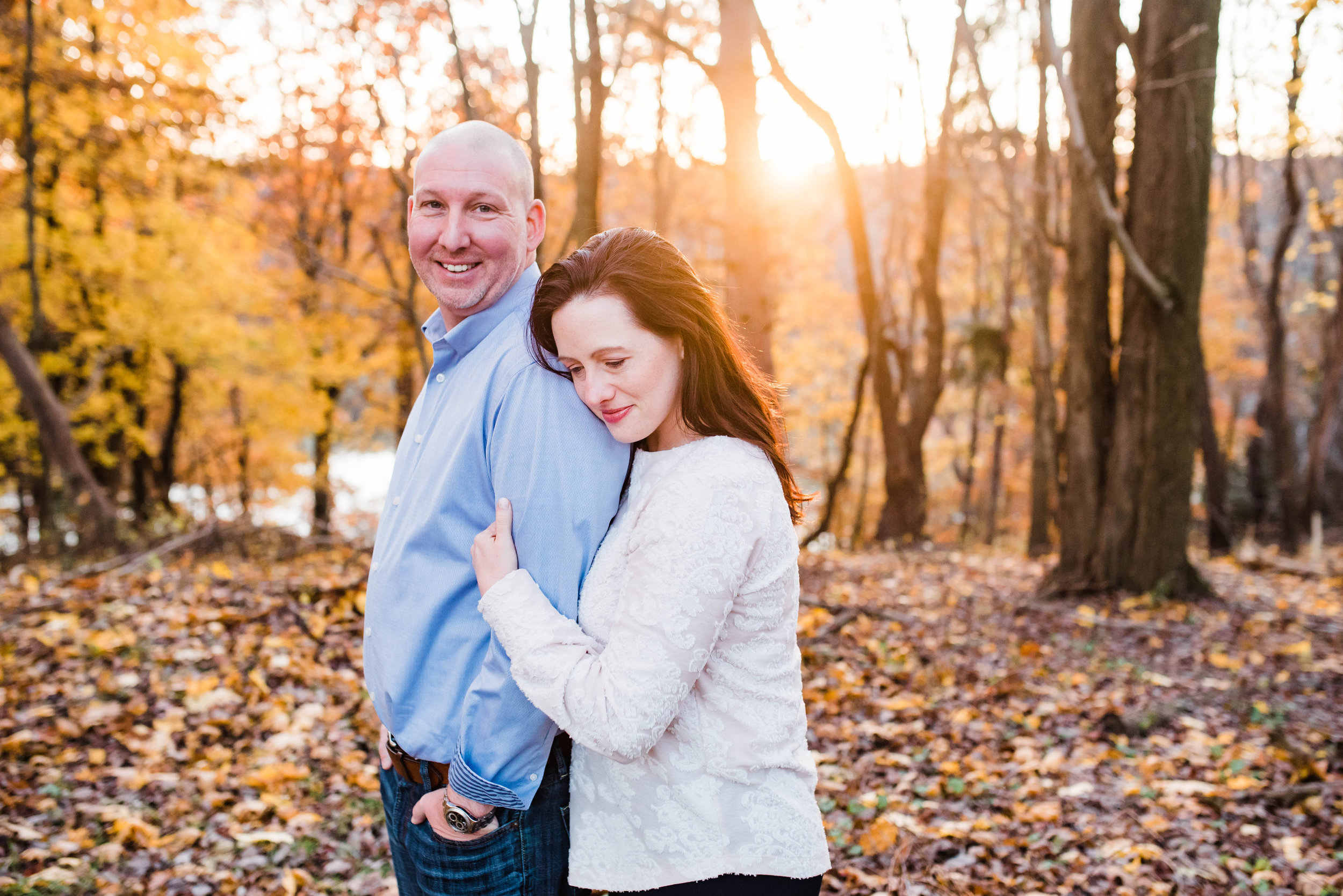 north park engagement session fall