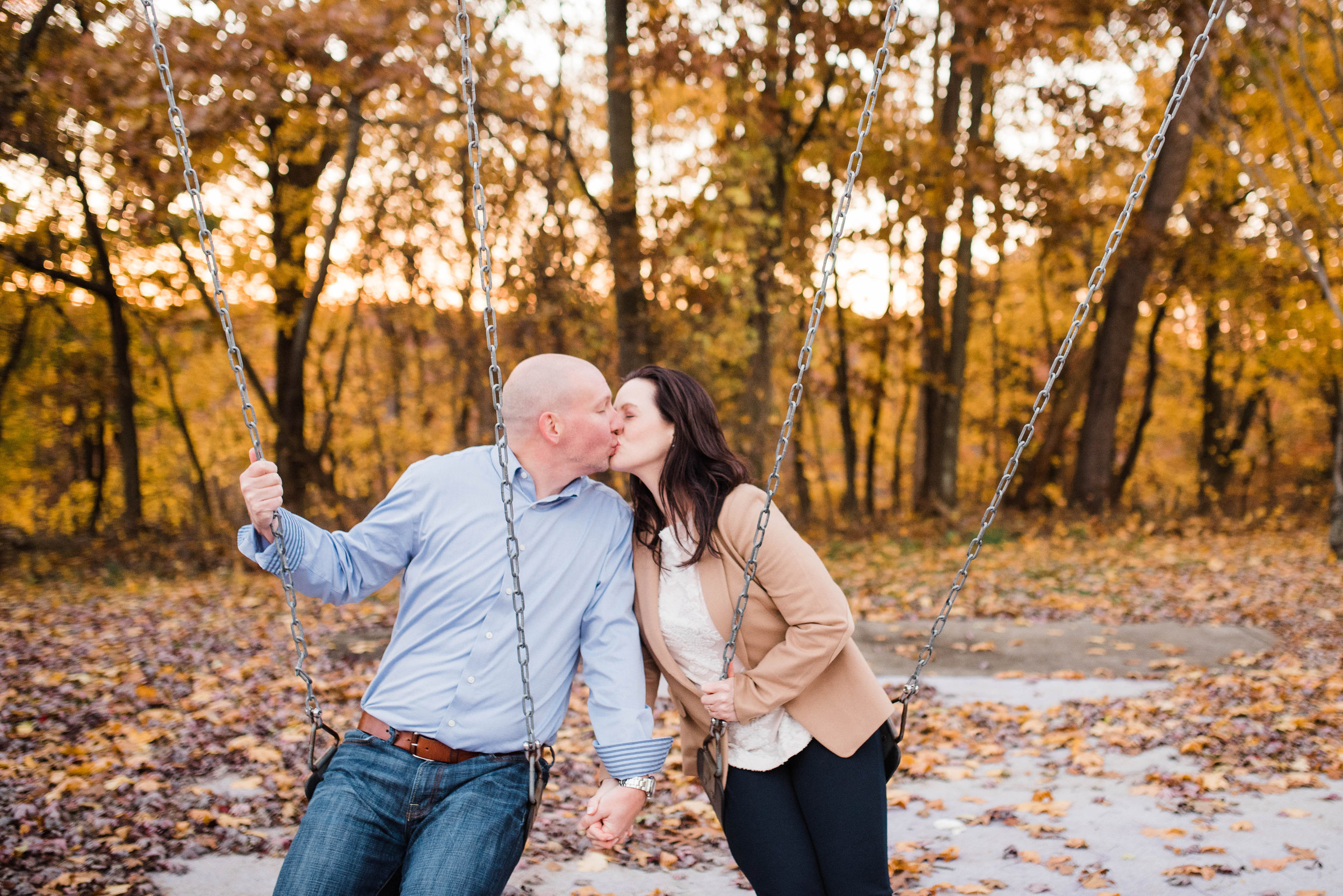 north park engagement session fall