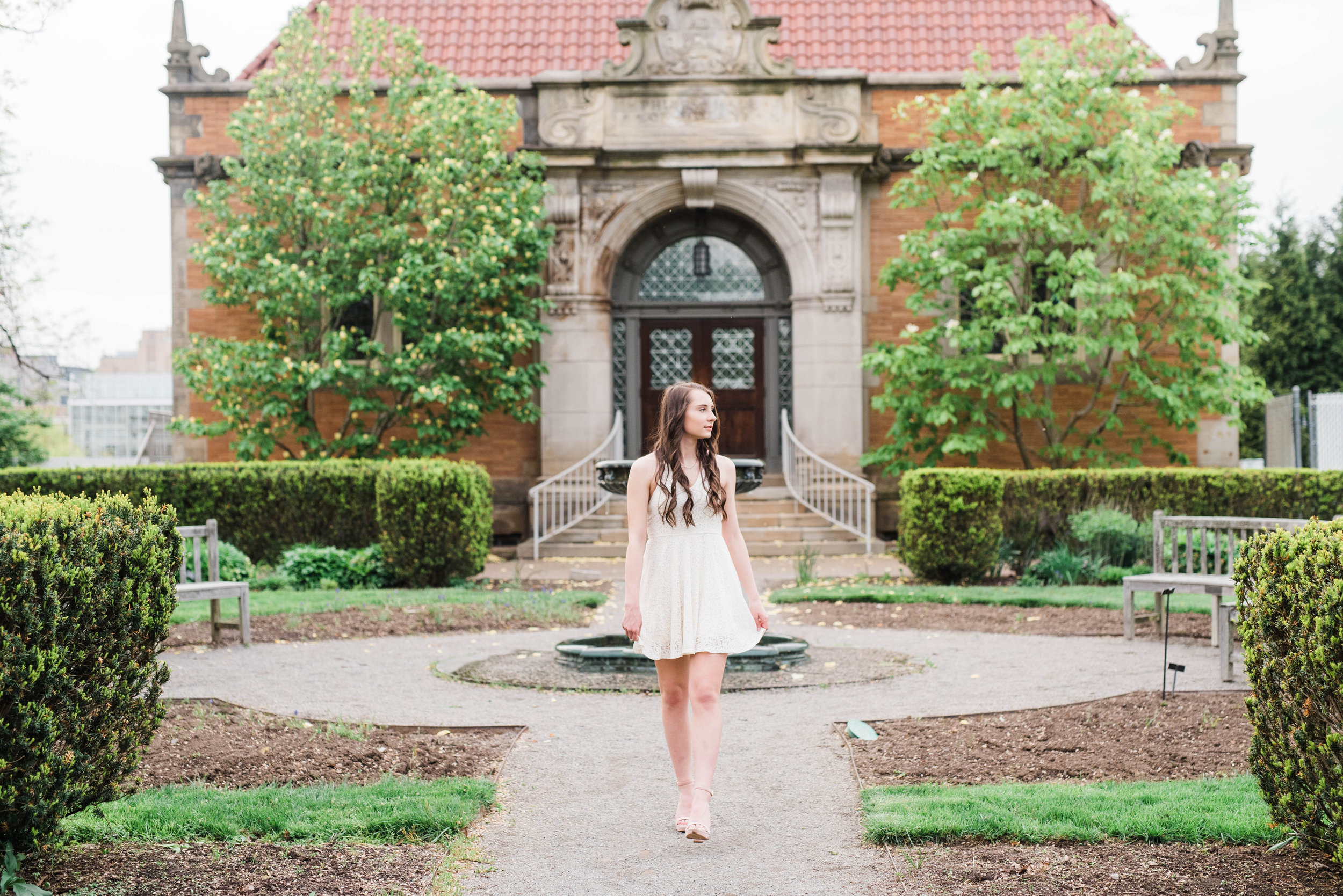 Phipps Conservatory High School Senior Session 