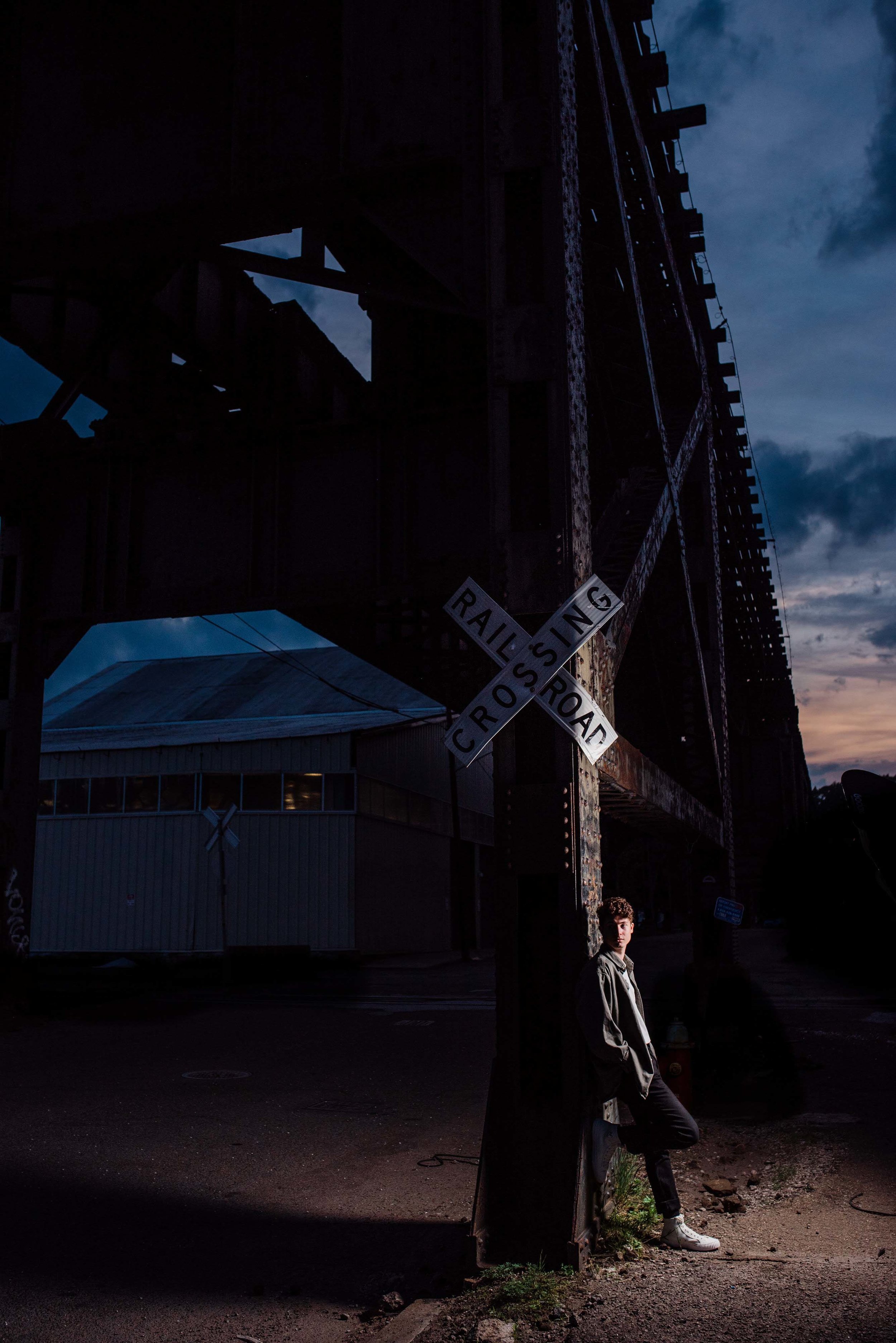 strip district senior portraits pittsburgh