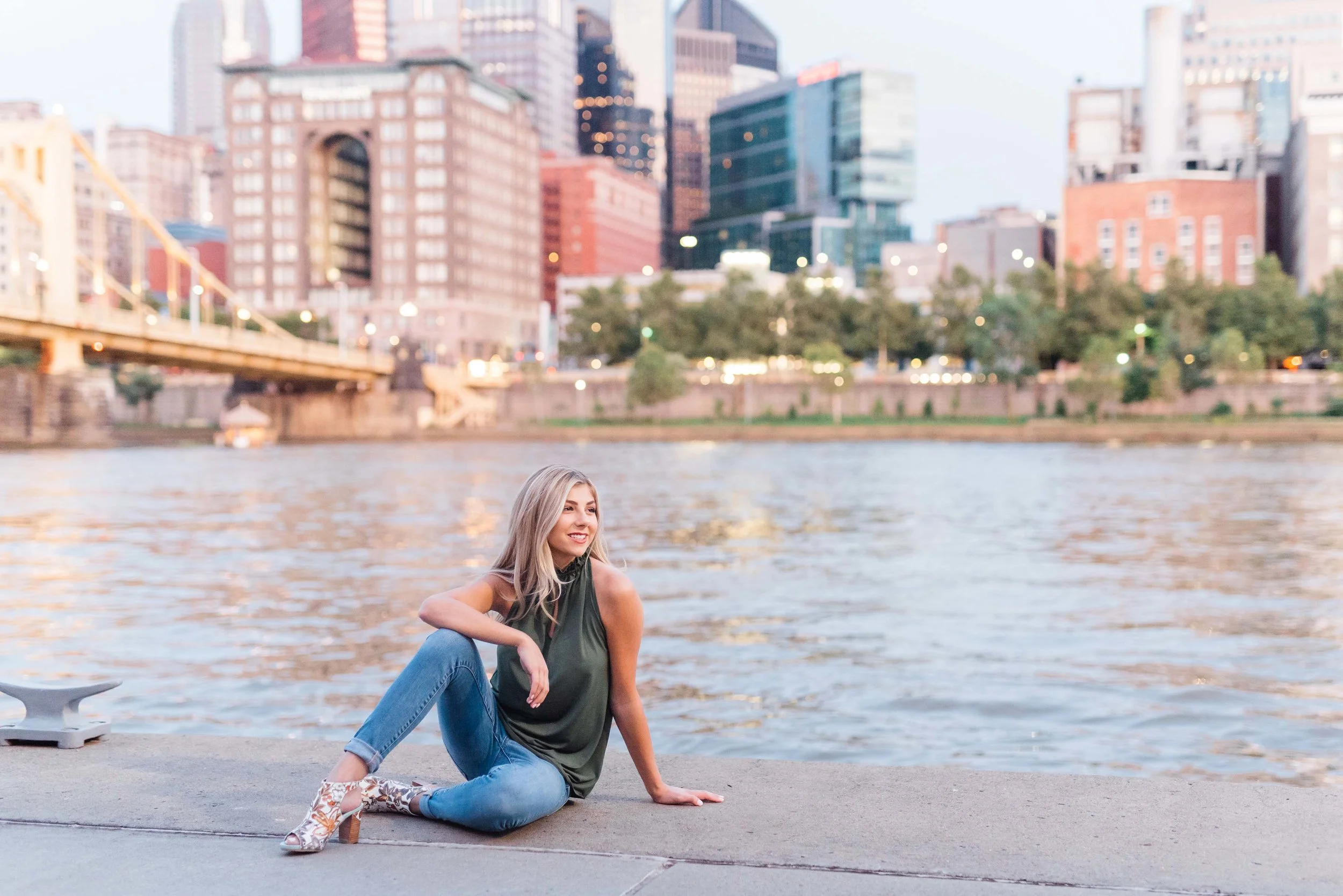 north shore senior session pittsburgh photographer