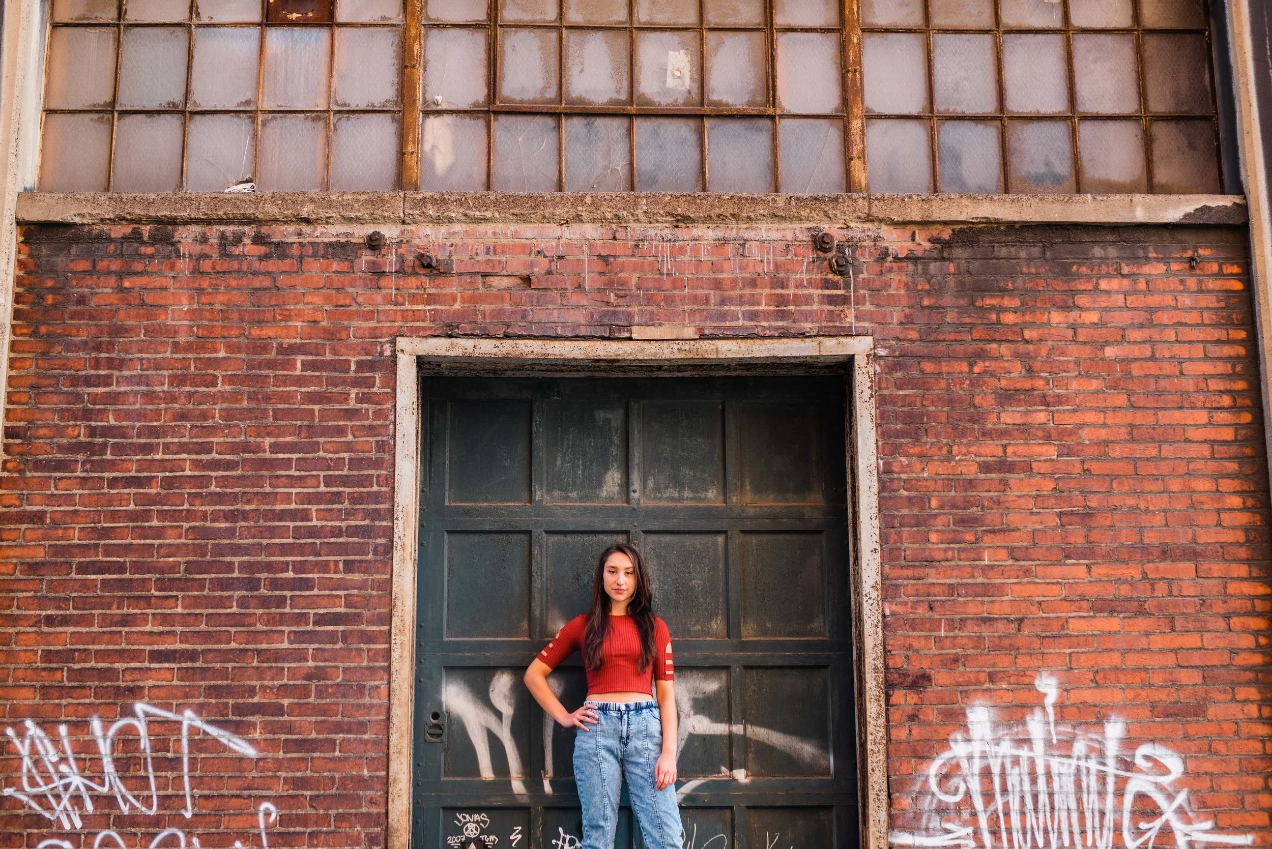strip district high school senior portraits pittsburgh