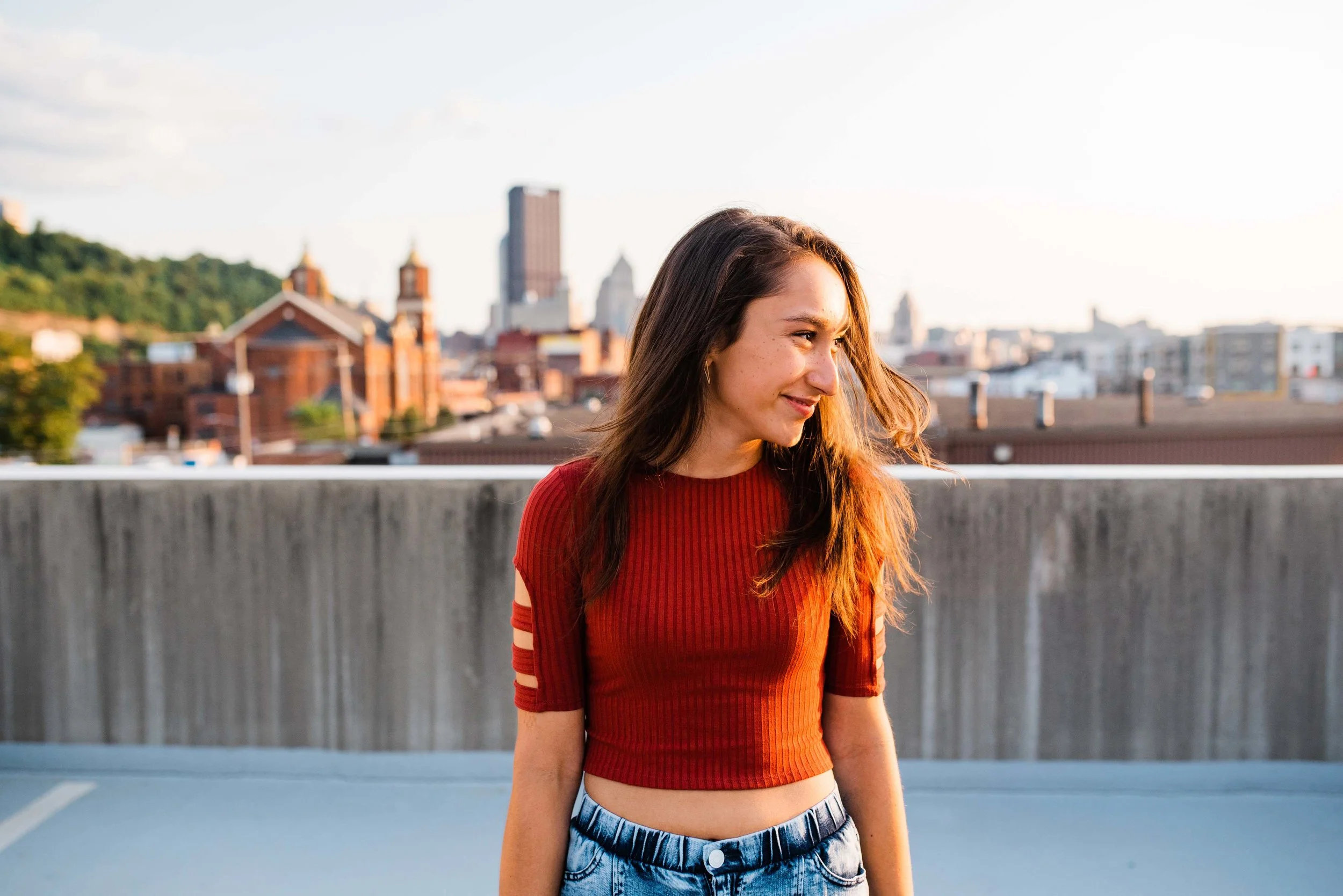 strip district high school senior portraits pittsburgh