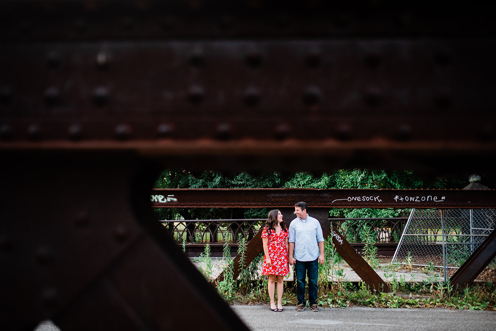 allegheny commons park engagement photos