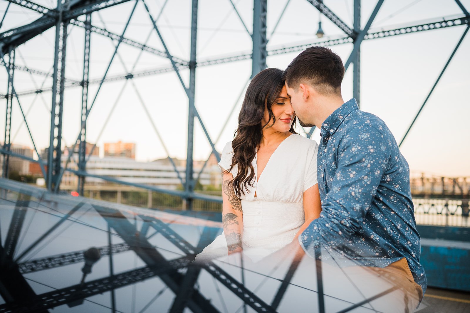 the highline engagement session