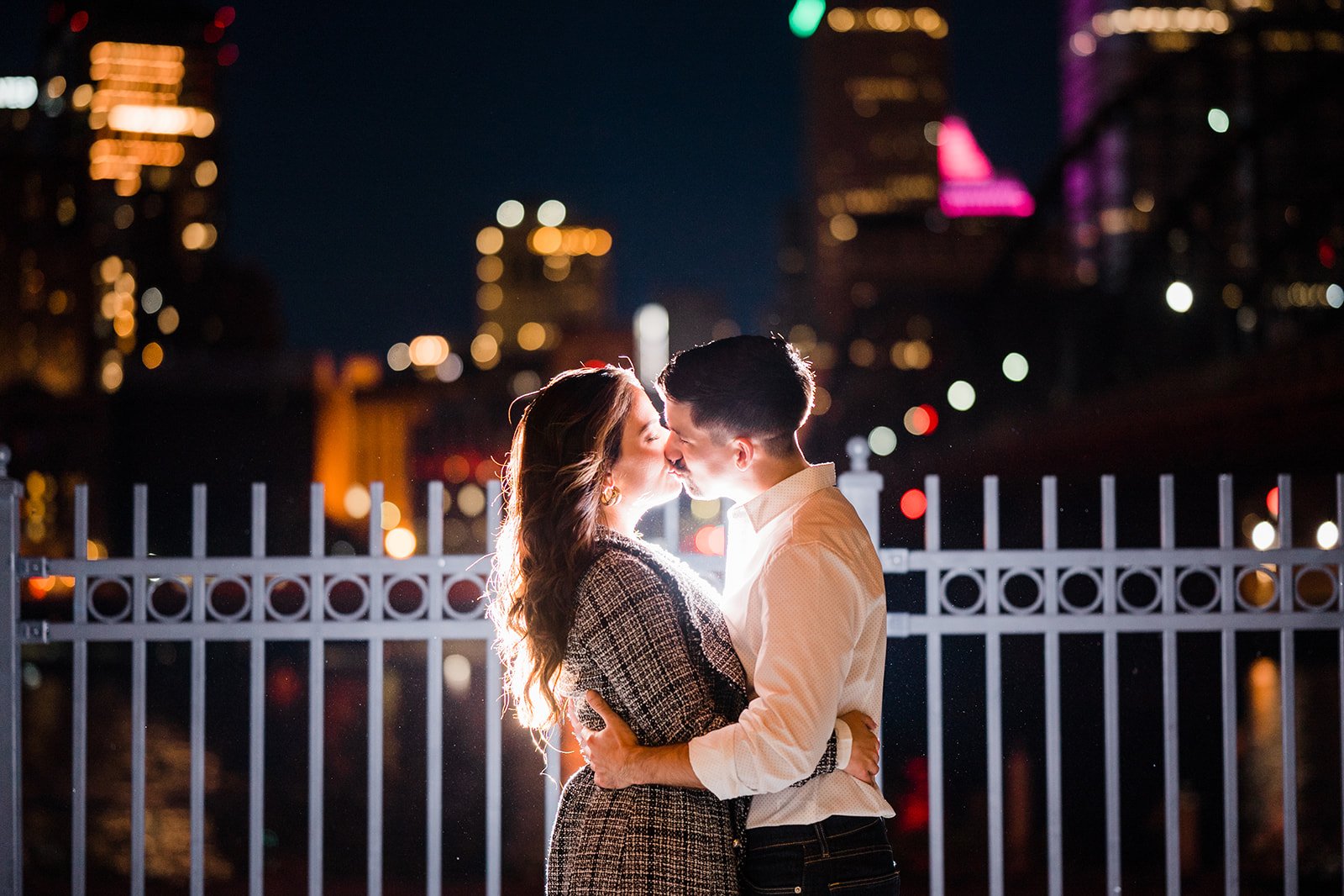downtown pittsburgh engagement session
