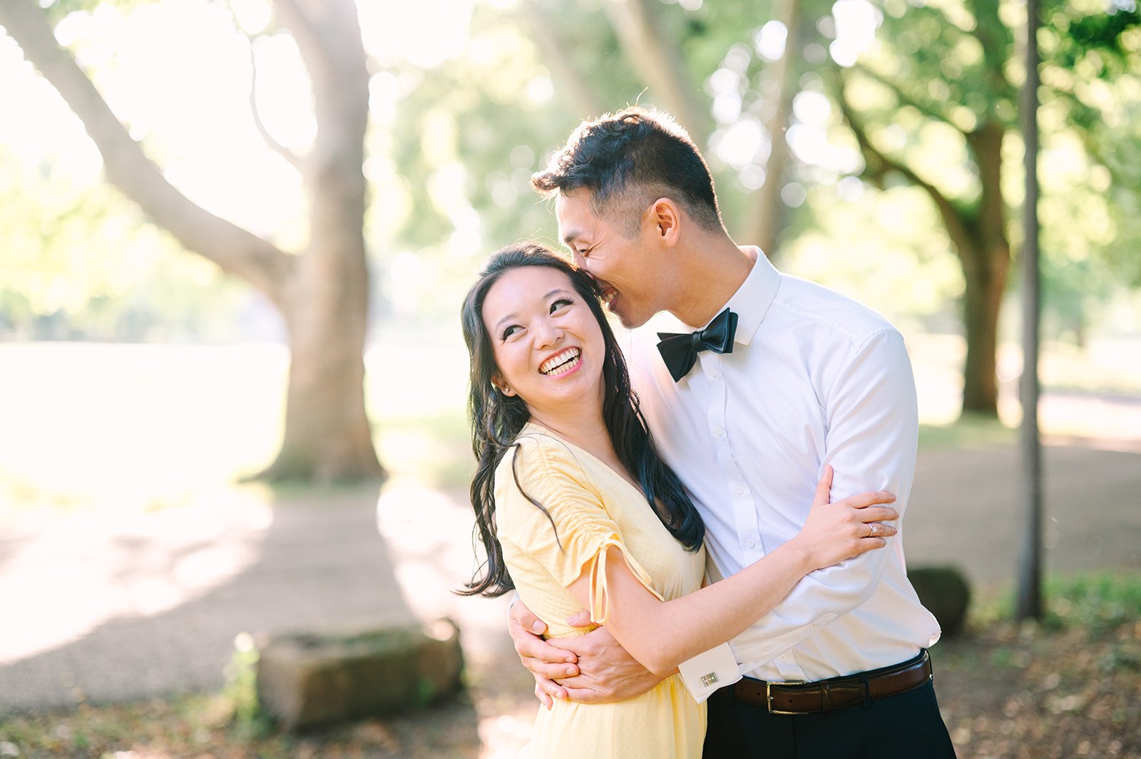 allegheny commons park engagement session