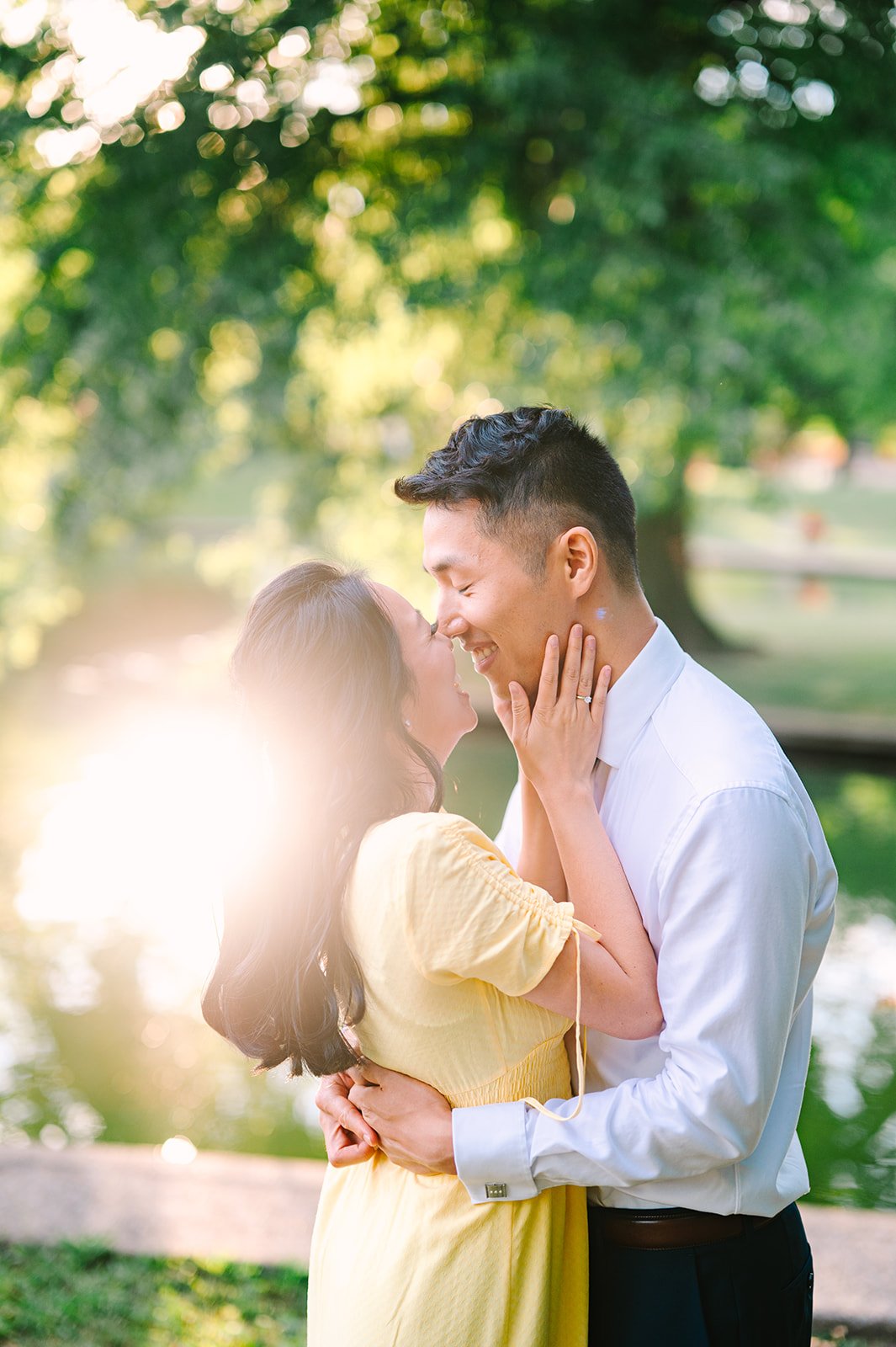 allegheny commons park engagement session