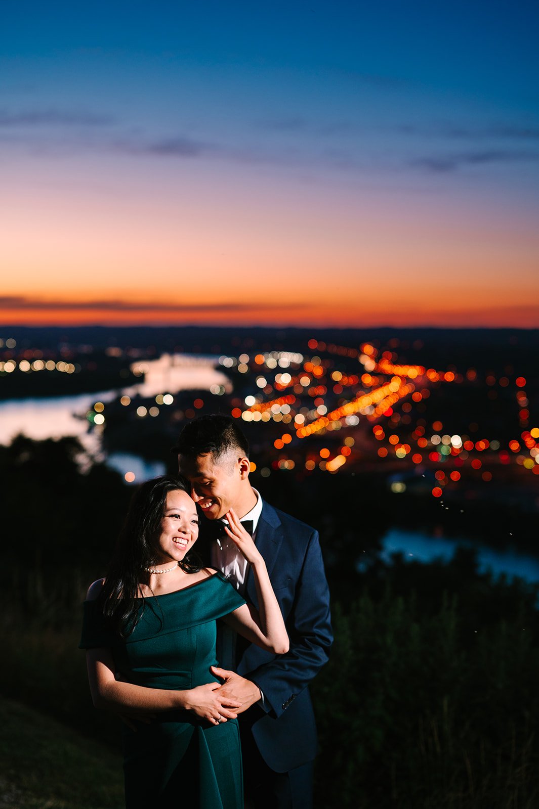 pittsburgh north shore engagement session