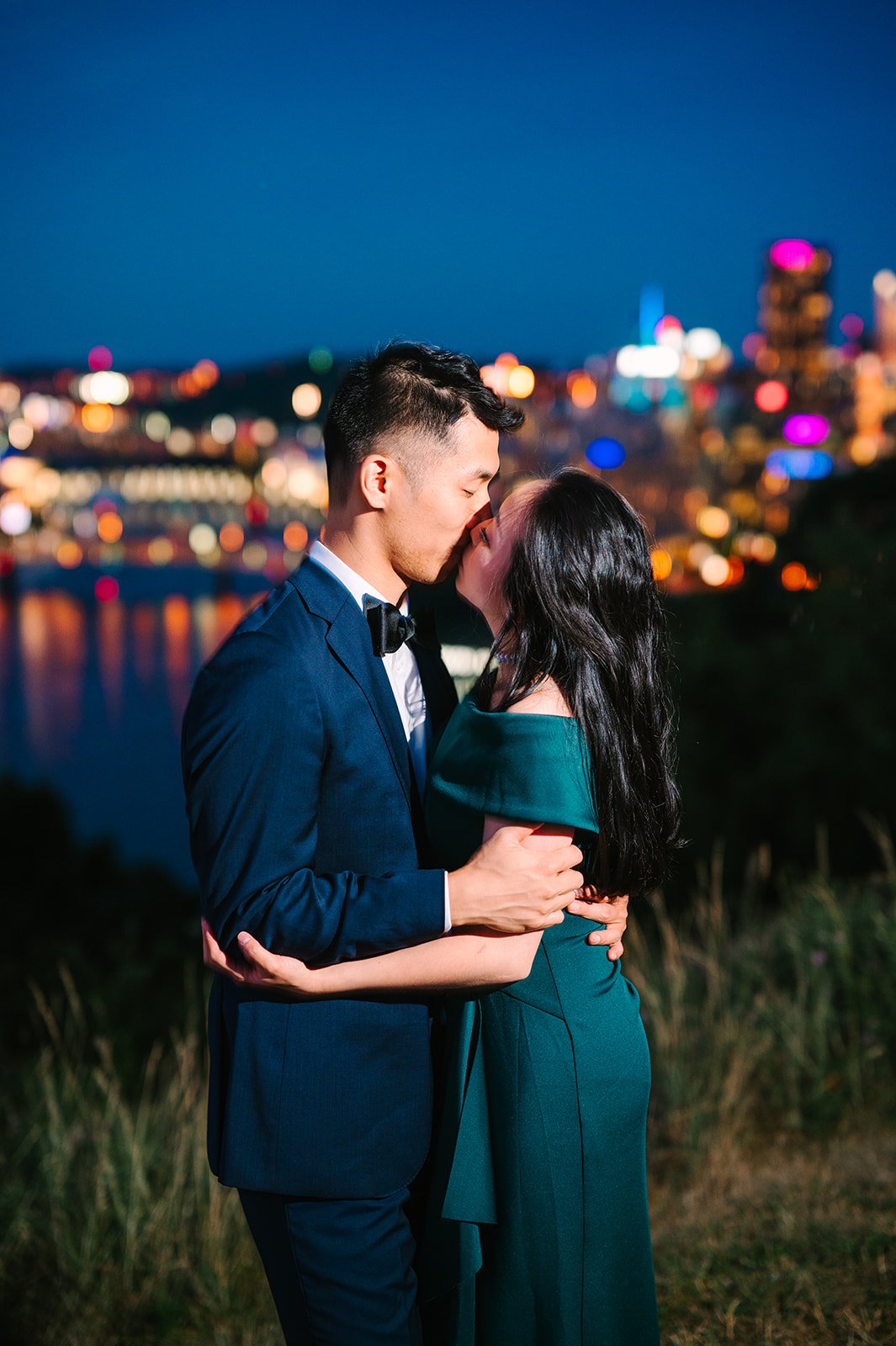 pittsburgh north shore engagement session