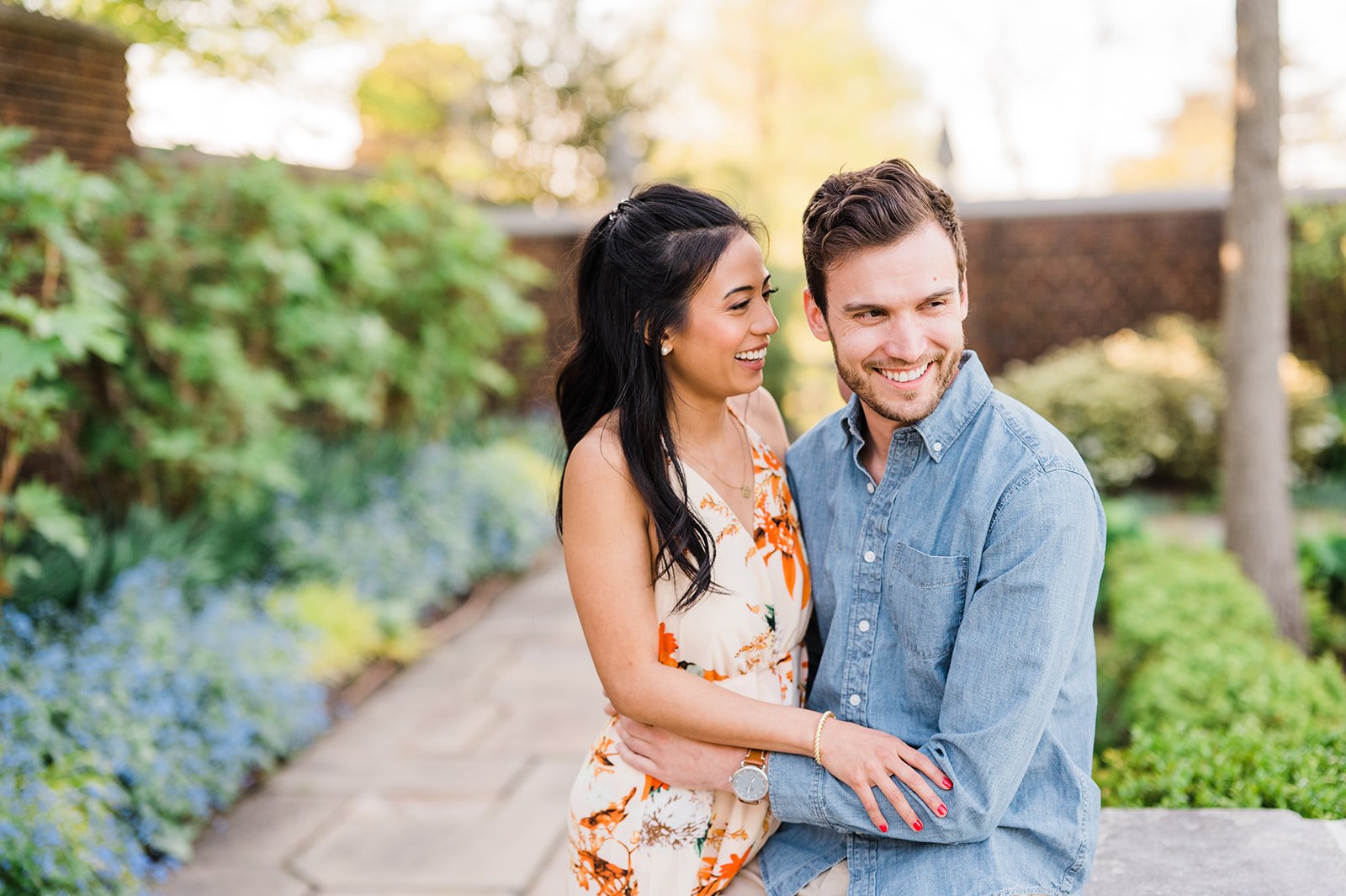 mellon park engagement session pittsburgh photographer