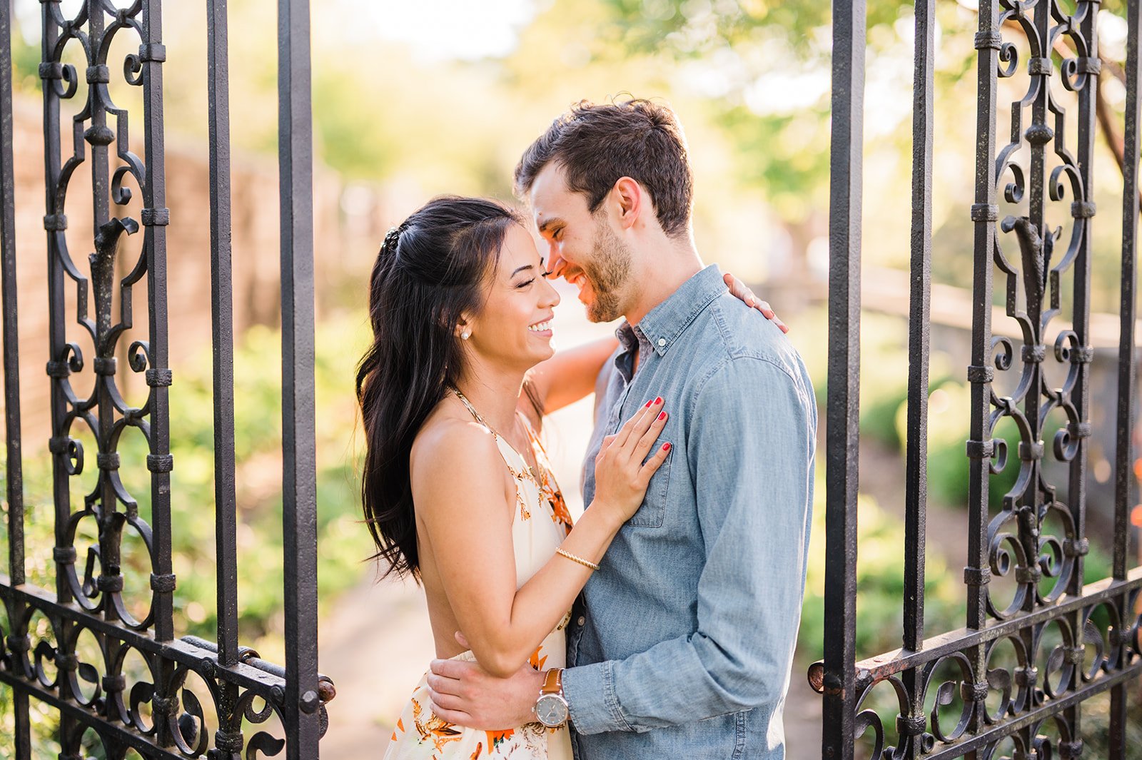 mellon park engagement session pittsburgh photographer