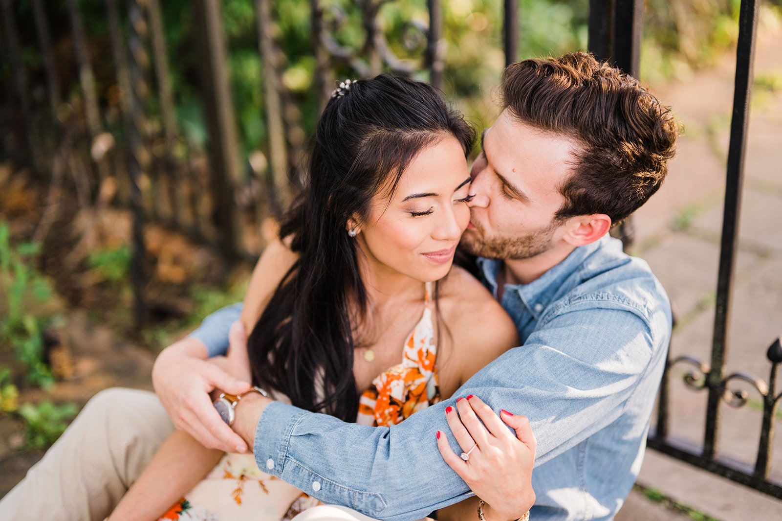 mellon park engagement session pittsburgh photographer