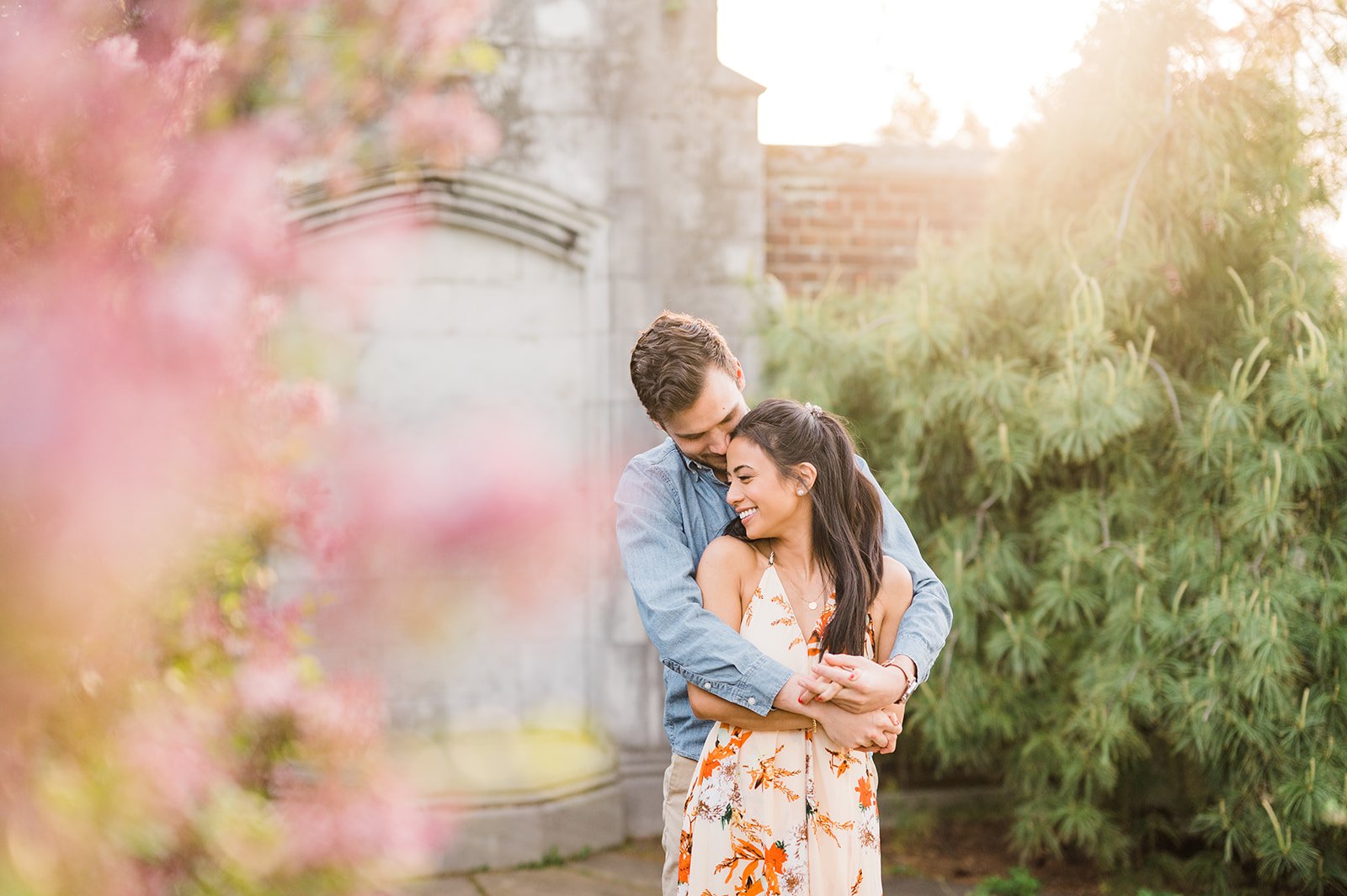 mellon park engagement session pittsburgh photographer