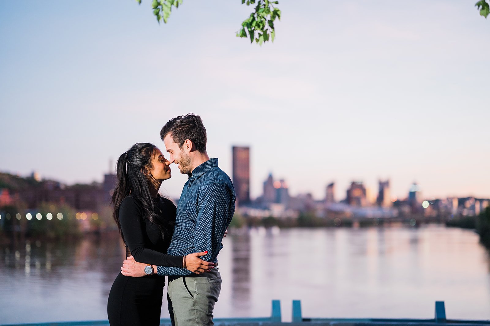 mellon park engagement session pittsburgh photographer