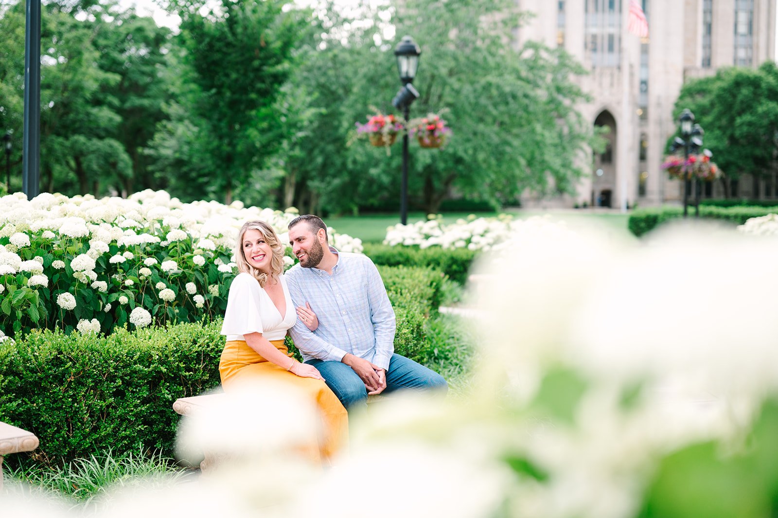 downtown pittsburgh engagement session