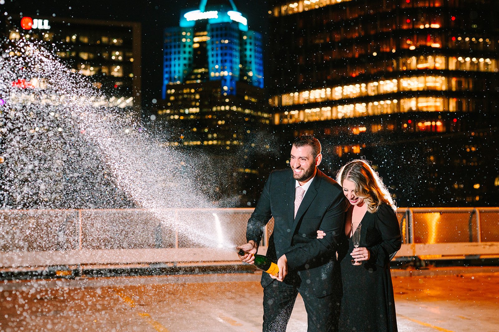 downtown pittsburgh engagement session