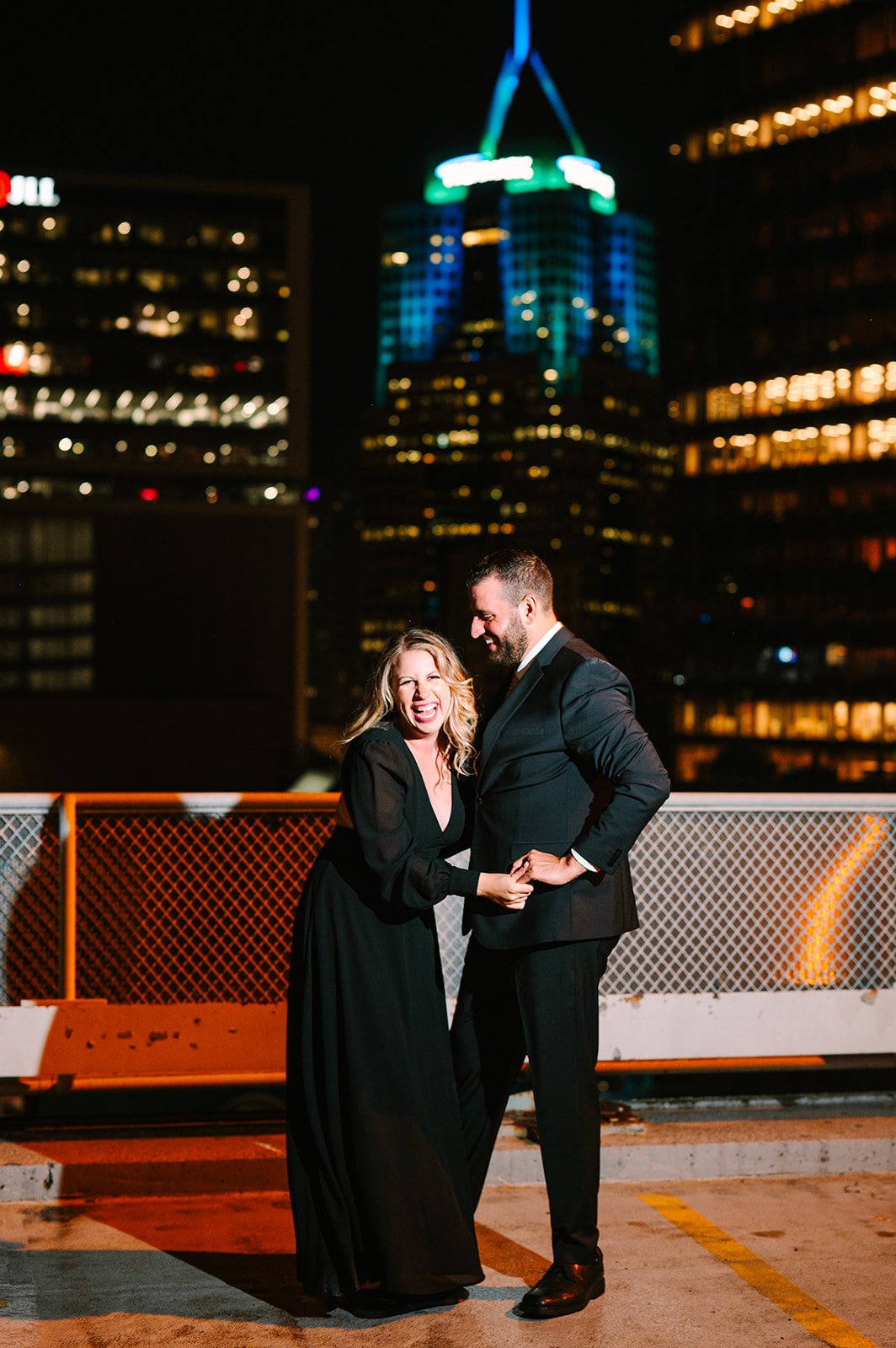 downtown pittsburgh engagement session