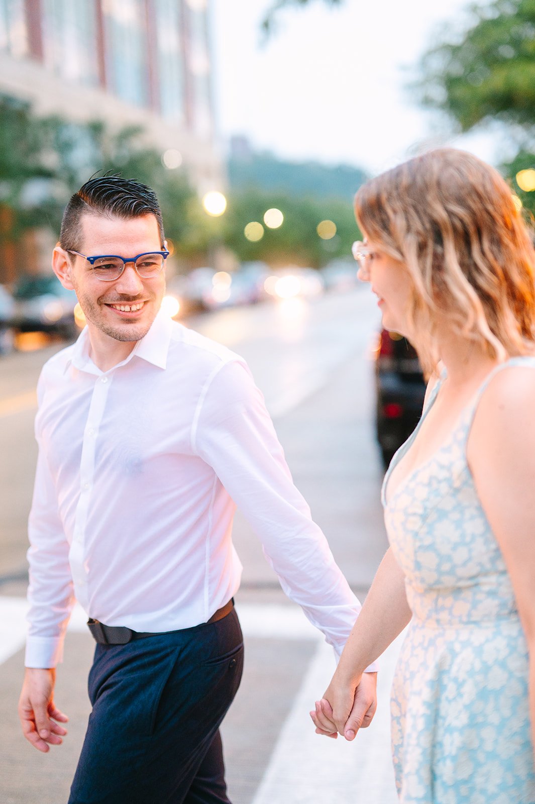 pittsburgh rainy wedding engagement photographer