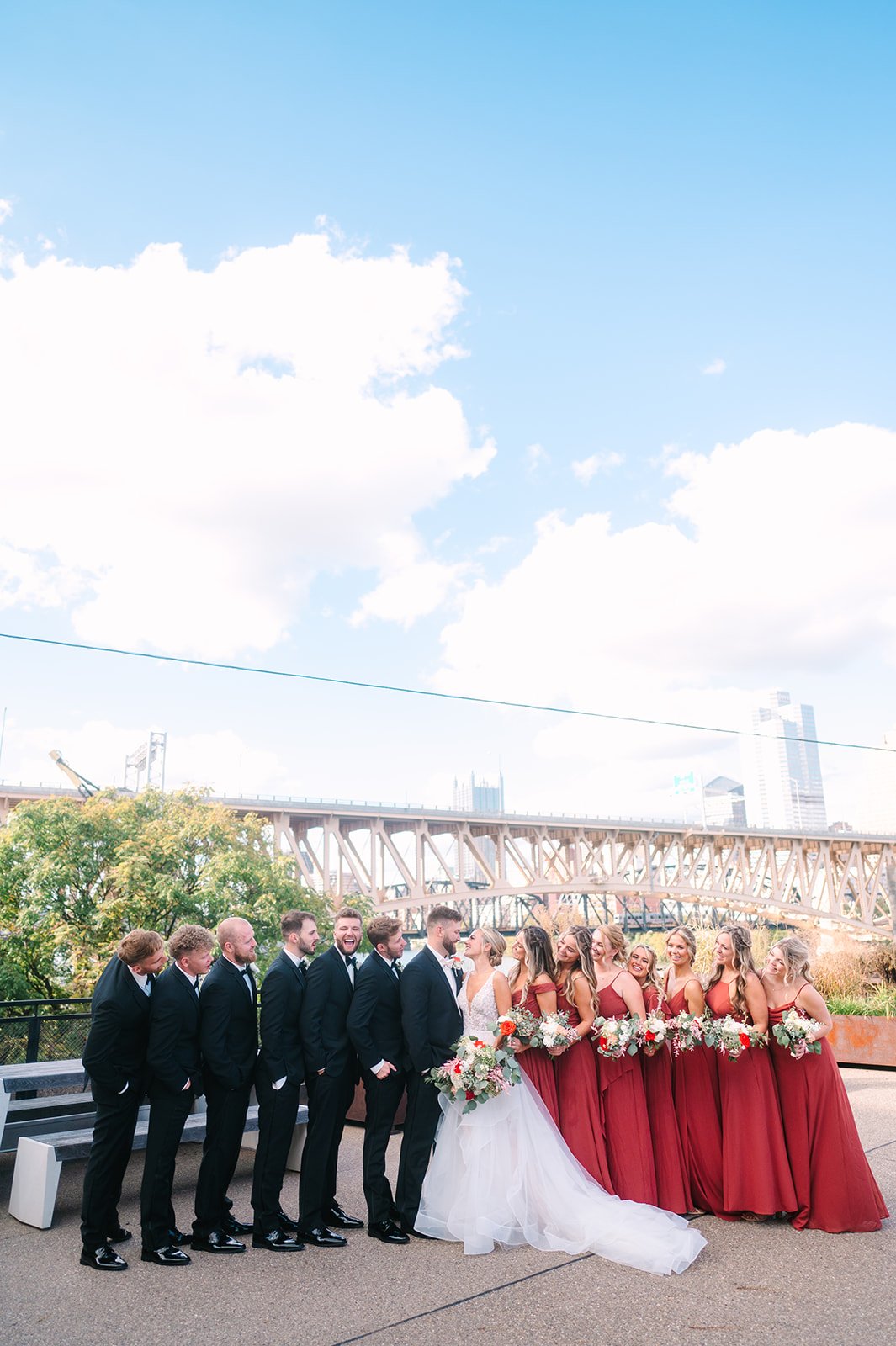 the highline wedding photos pittsburgh