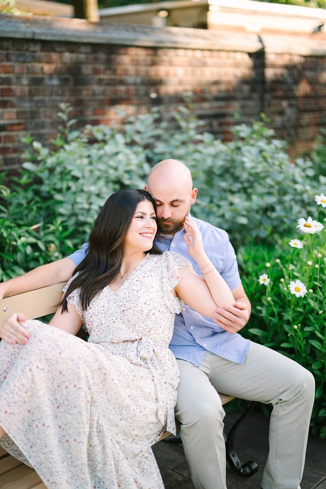 mellon park engagement session pittsburgh