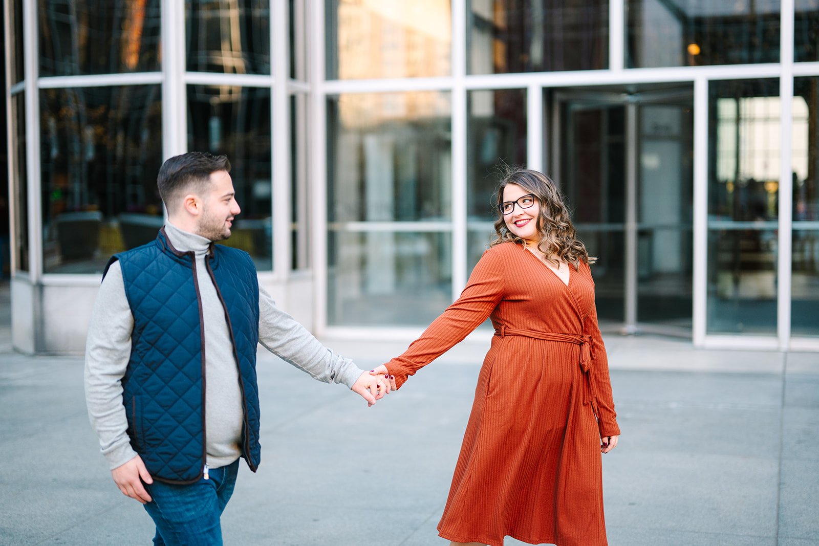 ppg wintergarden engagement session
