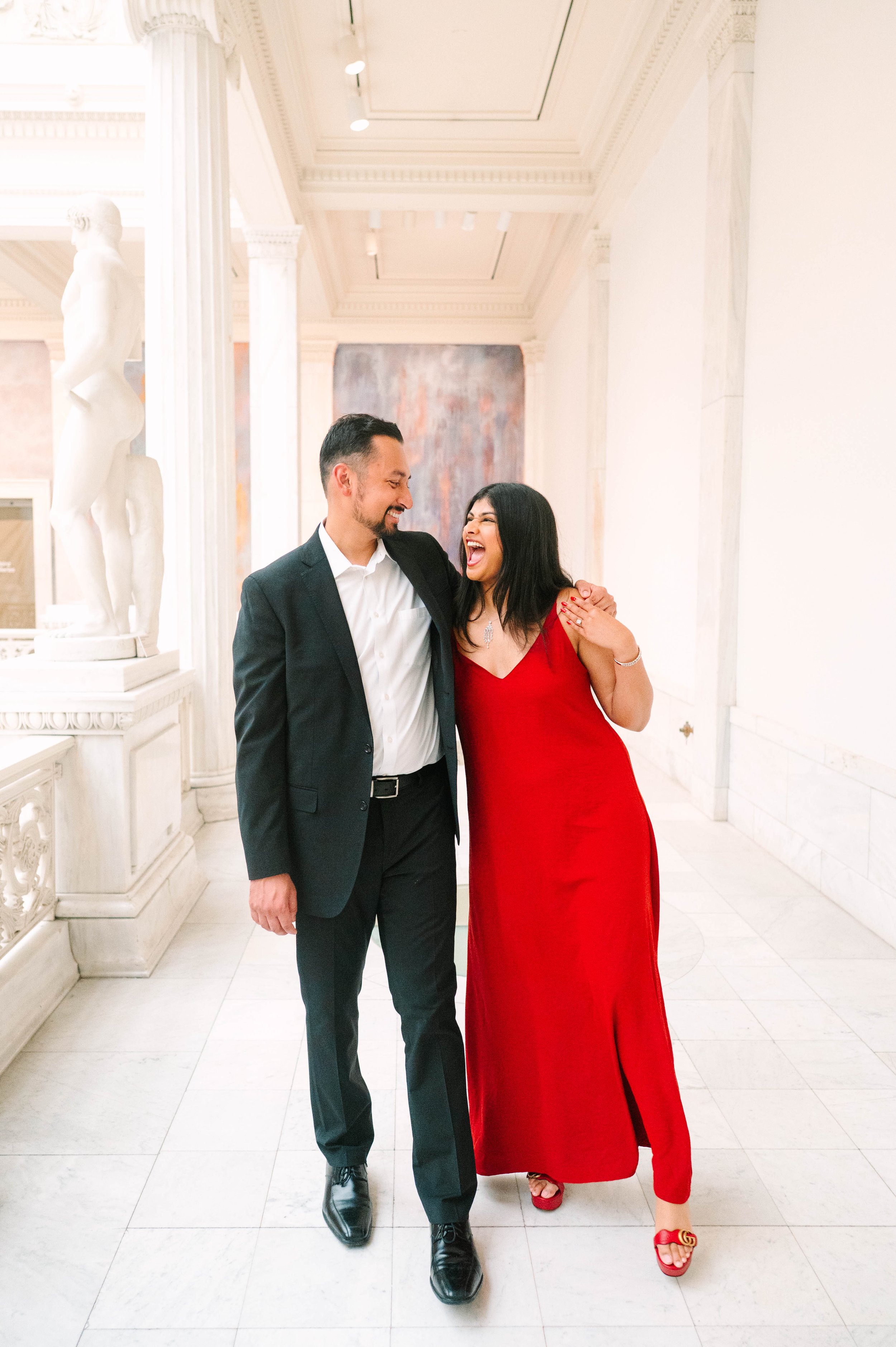 carnegie museum of art engagement session