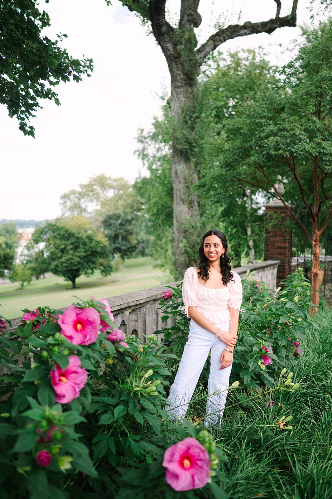 mellon park senior portrait session pittsburgh