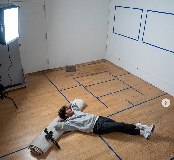 Filmmaker Tejas Hullur shows off his new Studio at 368