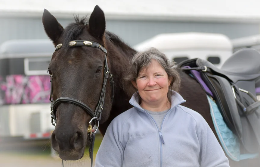 Ann D. and her Quarter Horse, Pai