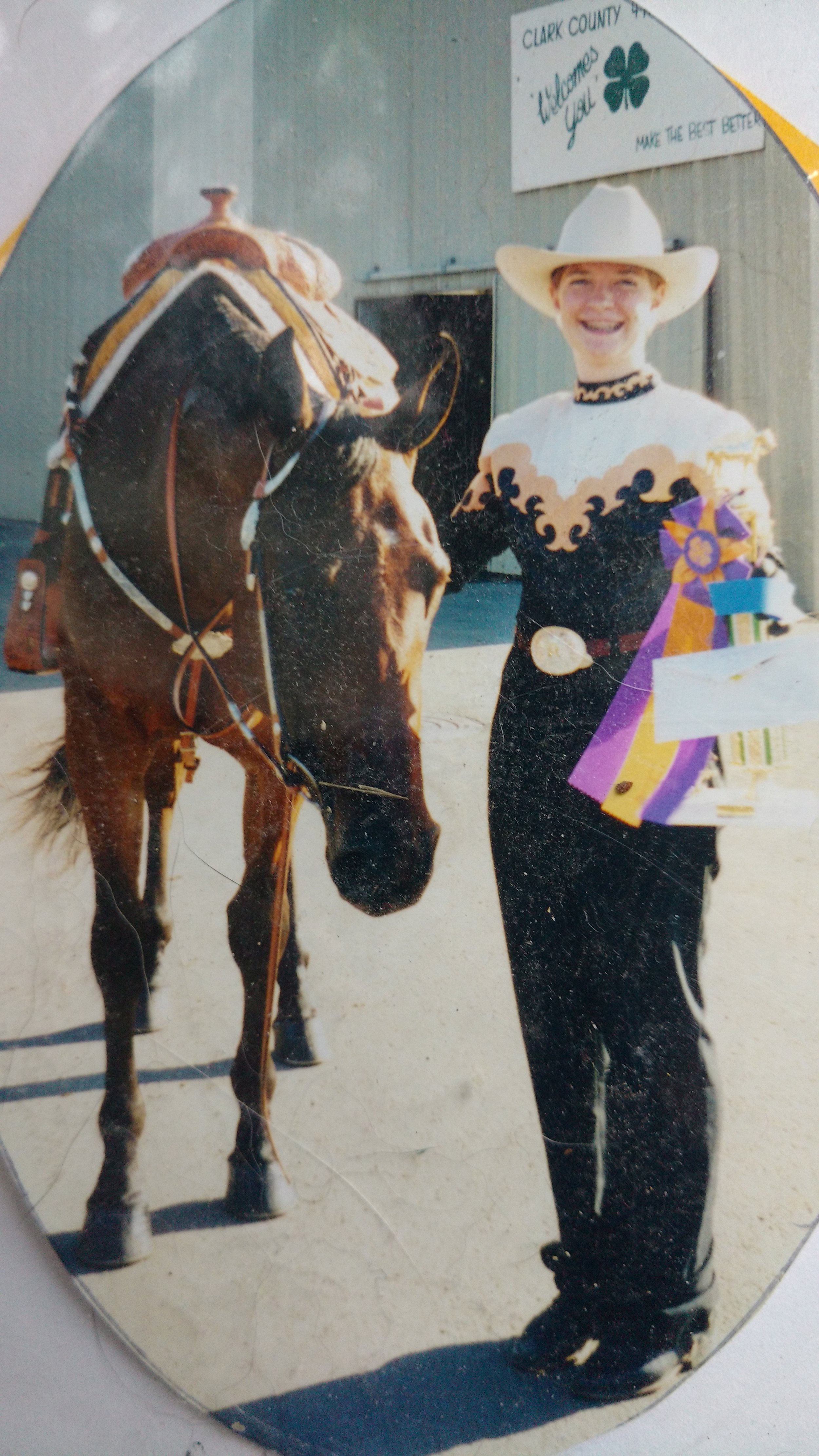 Rebekah Larimer with Theresa Wietrick's, Tiger's Sable Houdina 