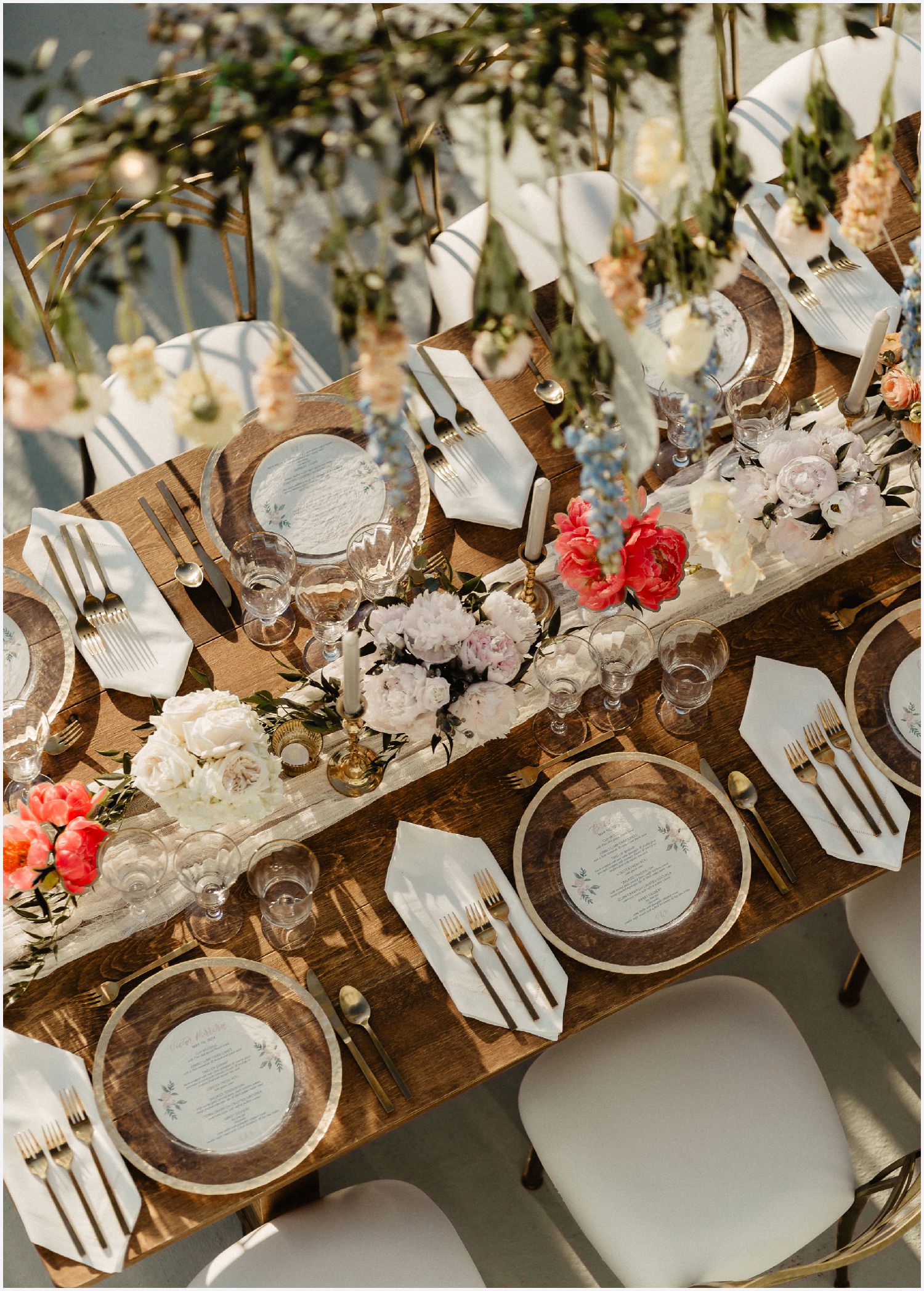 Gorgeous wedding rooftop reception at the Epiphany in Seaside, FL