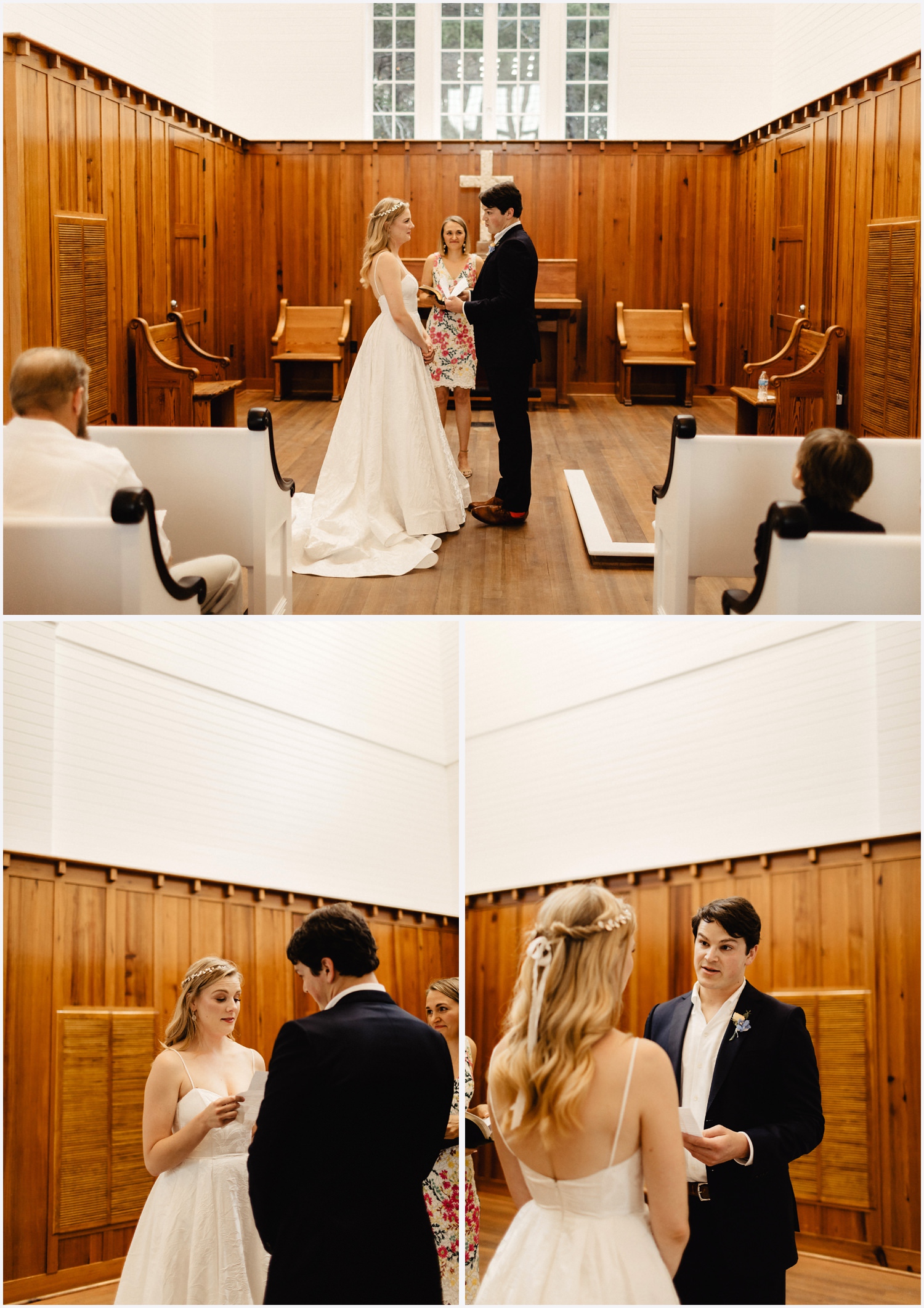 Seaside Chapel wedding ceremony