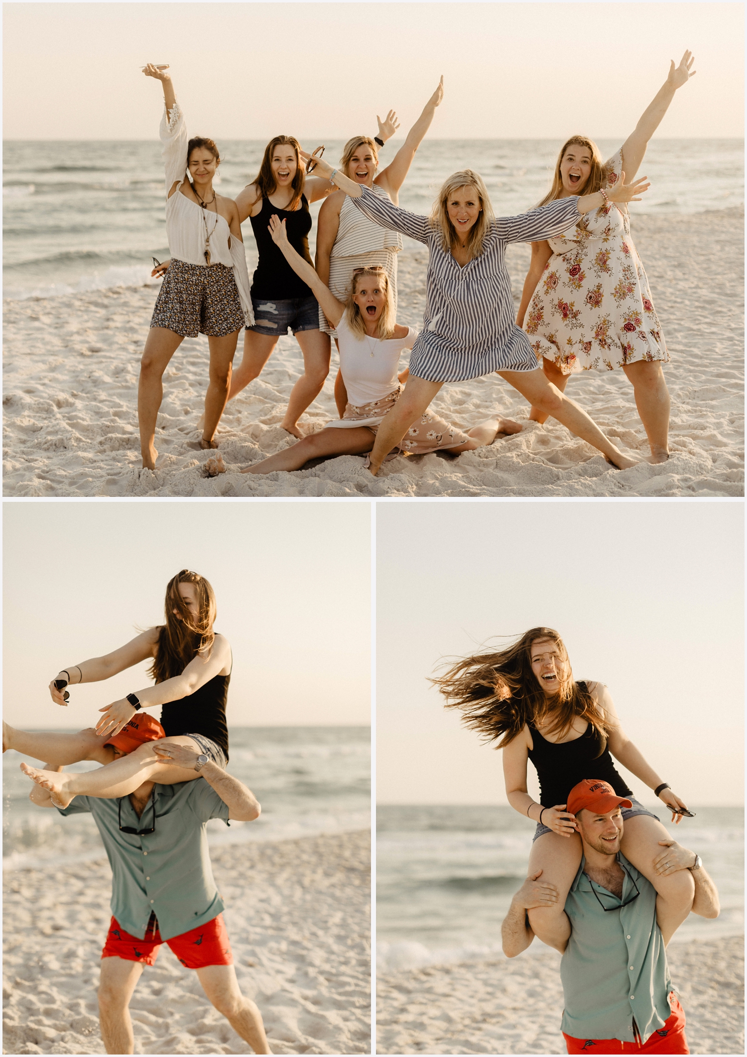 Wedding weekend dinner at the beach in Seaside, FL