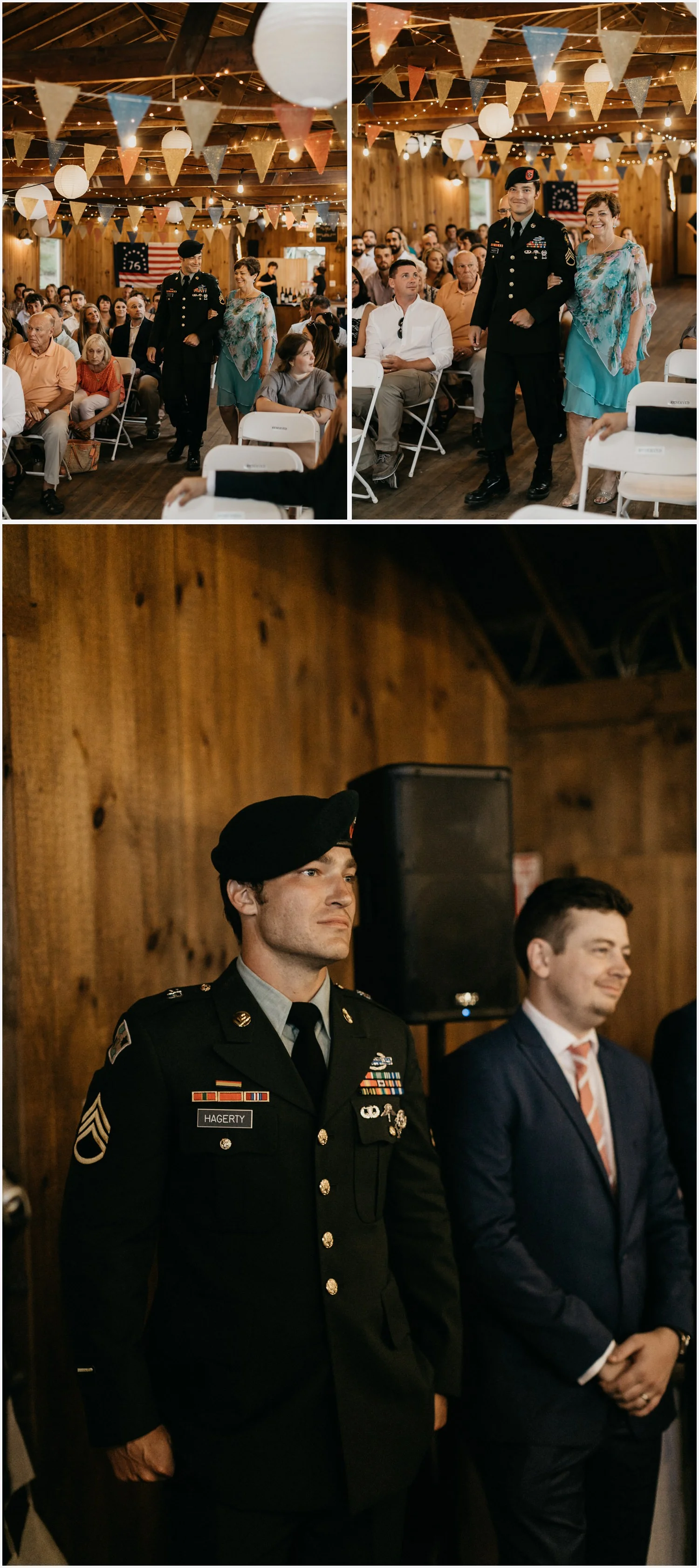 Wedding ceremony in the Chequessett Yacht & Country Club