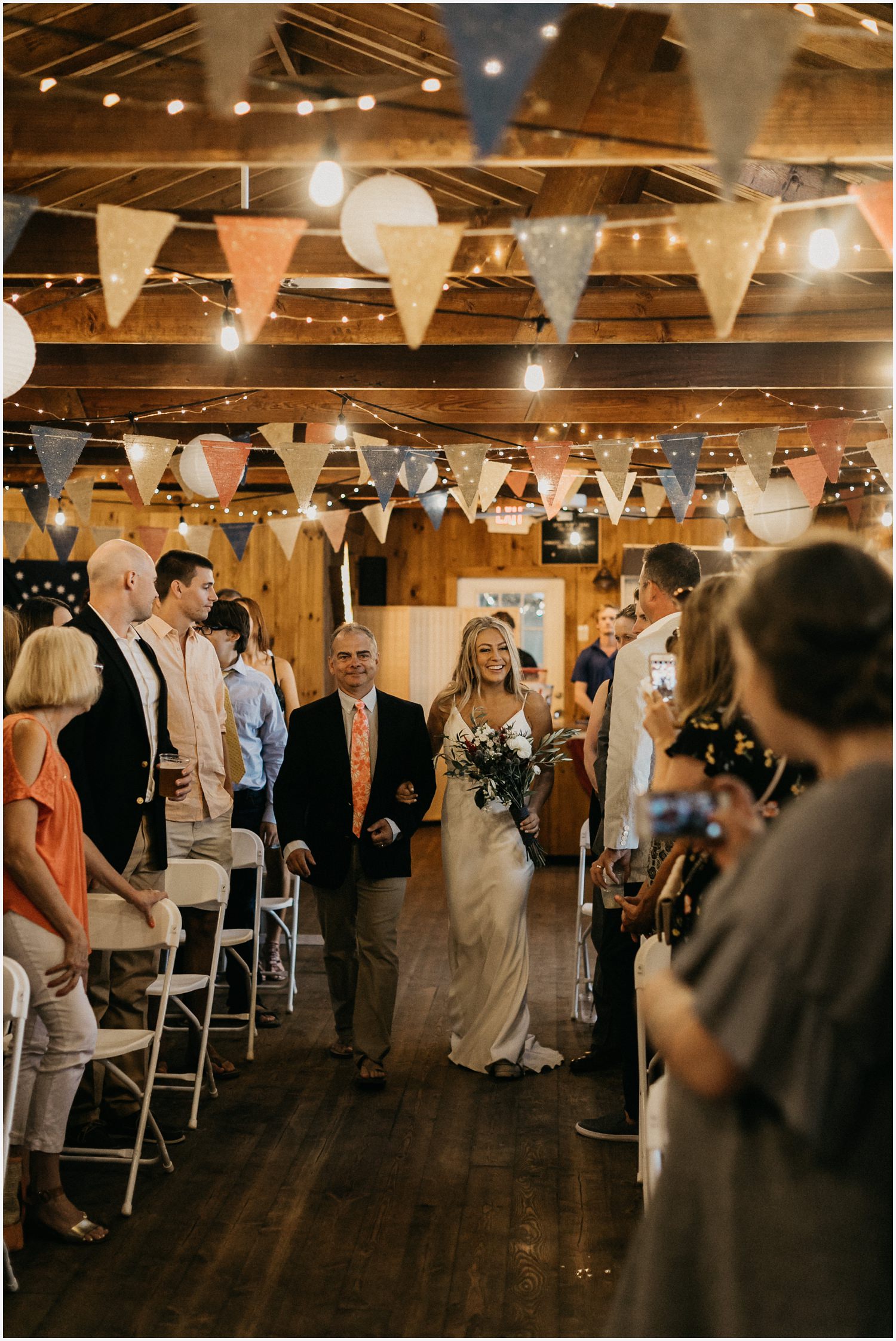 Wedding ceremony in the Chequessett Yacht & Country Club