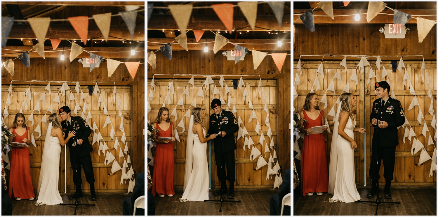 Wedding ceremony in the Chequessett Yacht &amp; Country Club