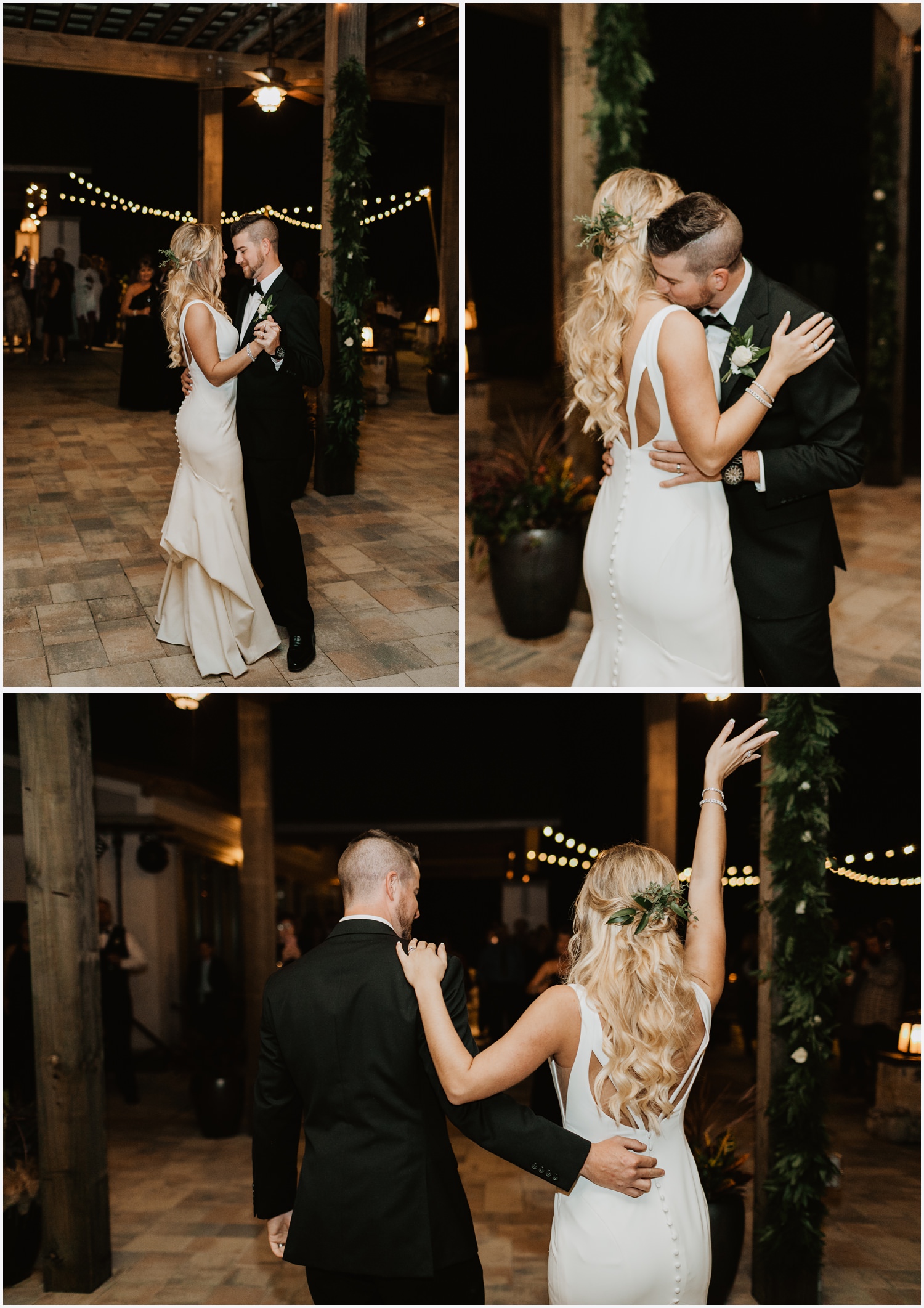 Bride and Groom's first dance at the Shark's Tooth Golf Club 